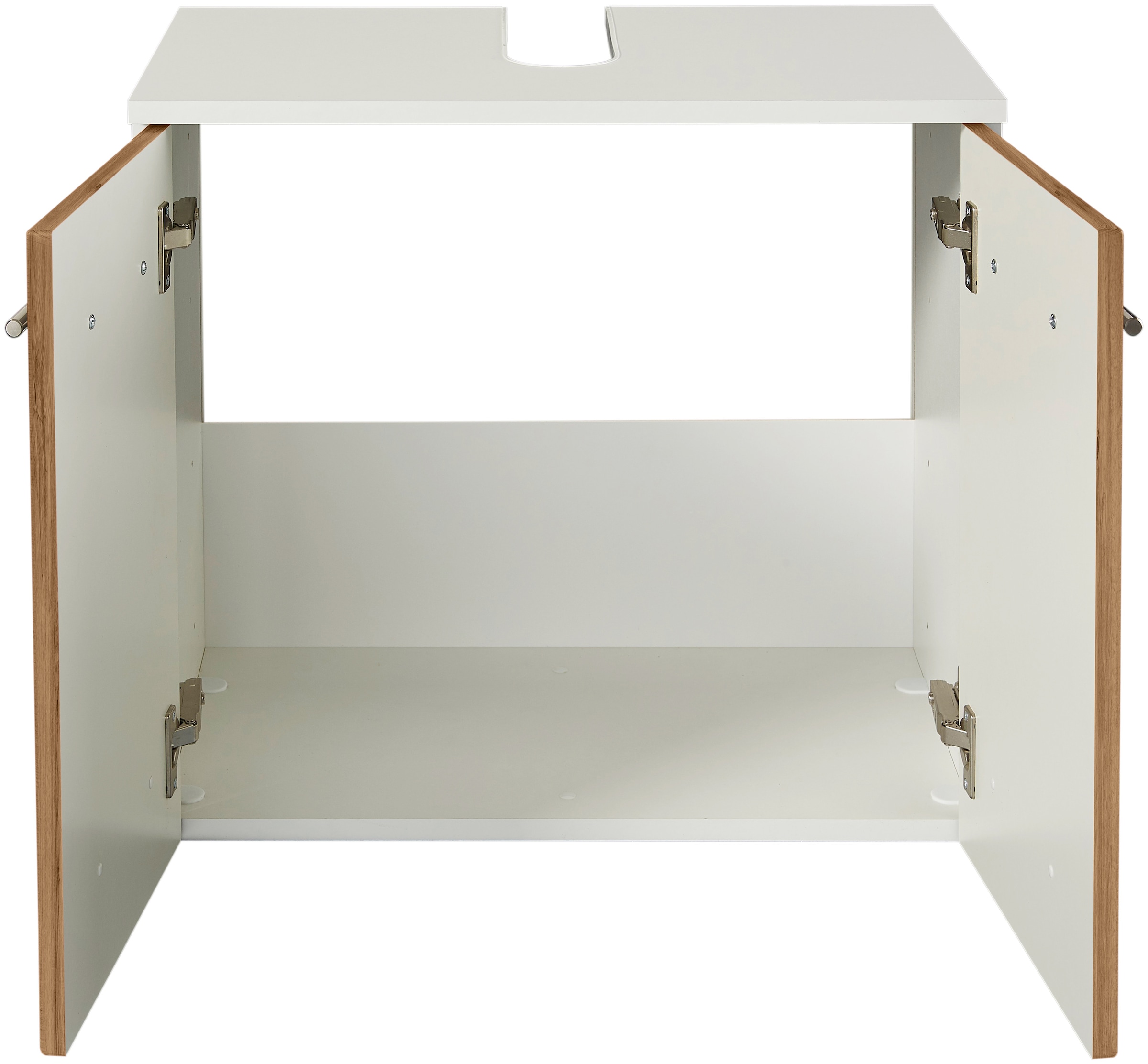 welltime Waschbeckenunterschrank »Trento, verschiedene Ausführungen und Farben«, Badmöbel, Breite 60cm, Badezimmerschrank Beckenunterschrank WBU