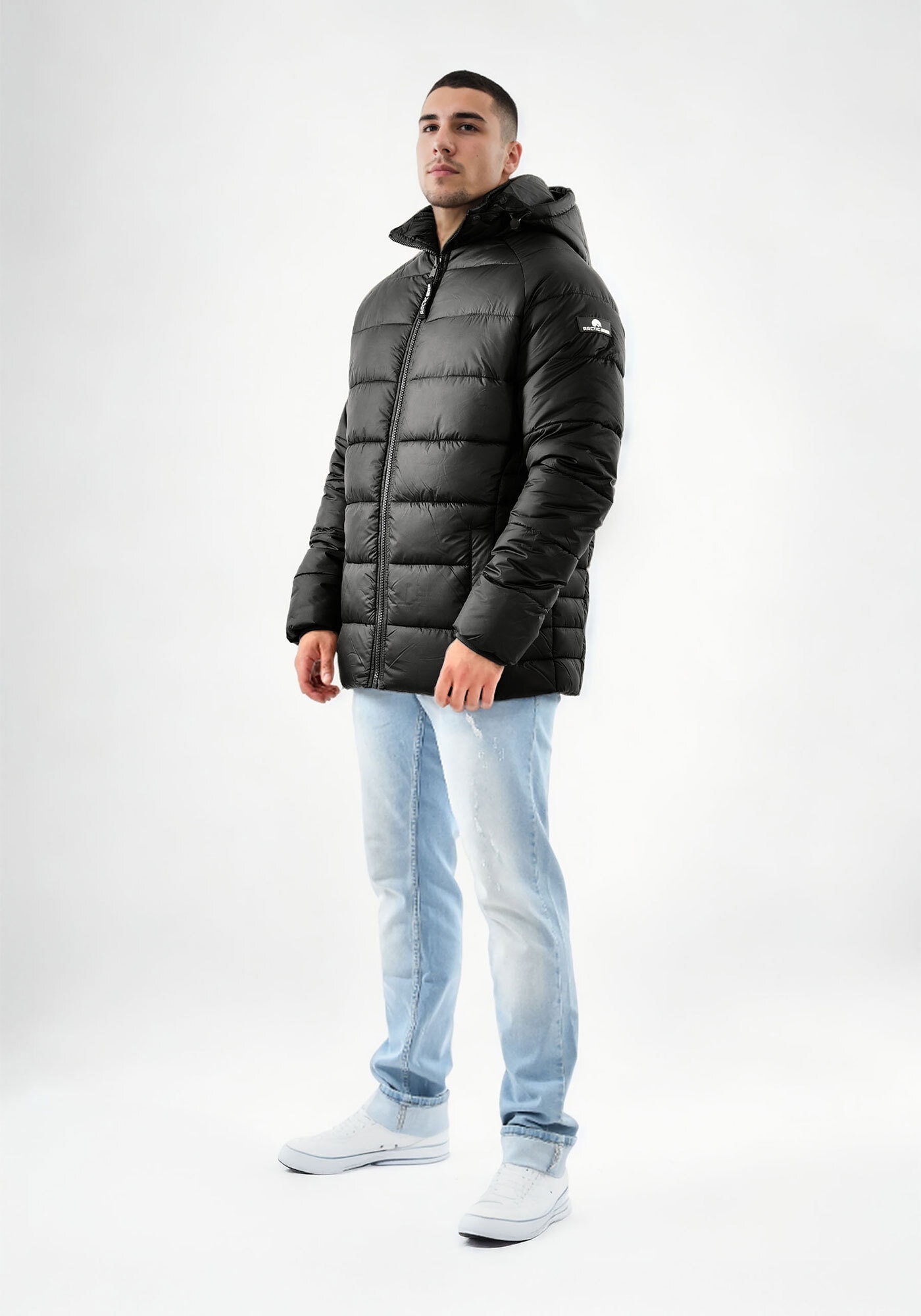 Arctic Seven Winterjacke "ASRodrii", mit warmem Teddyfell und abnehmbarer Kapuze