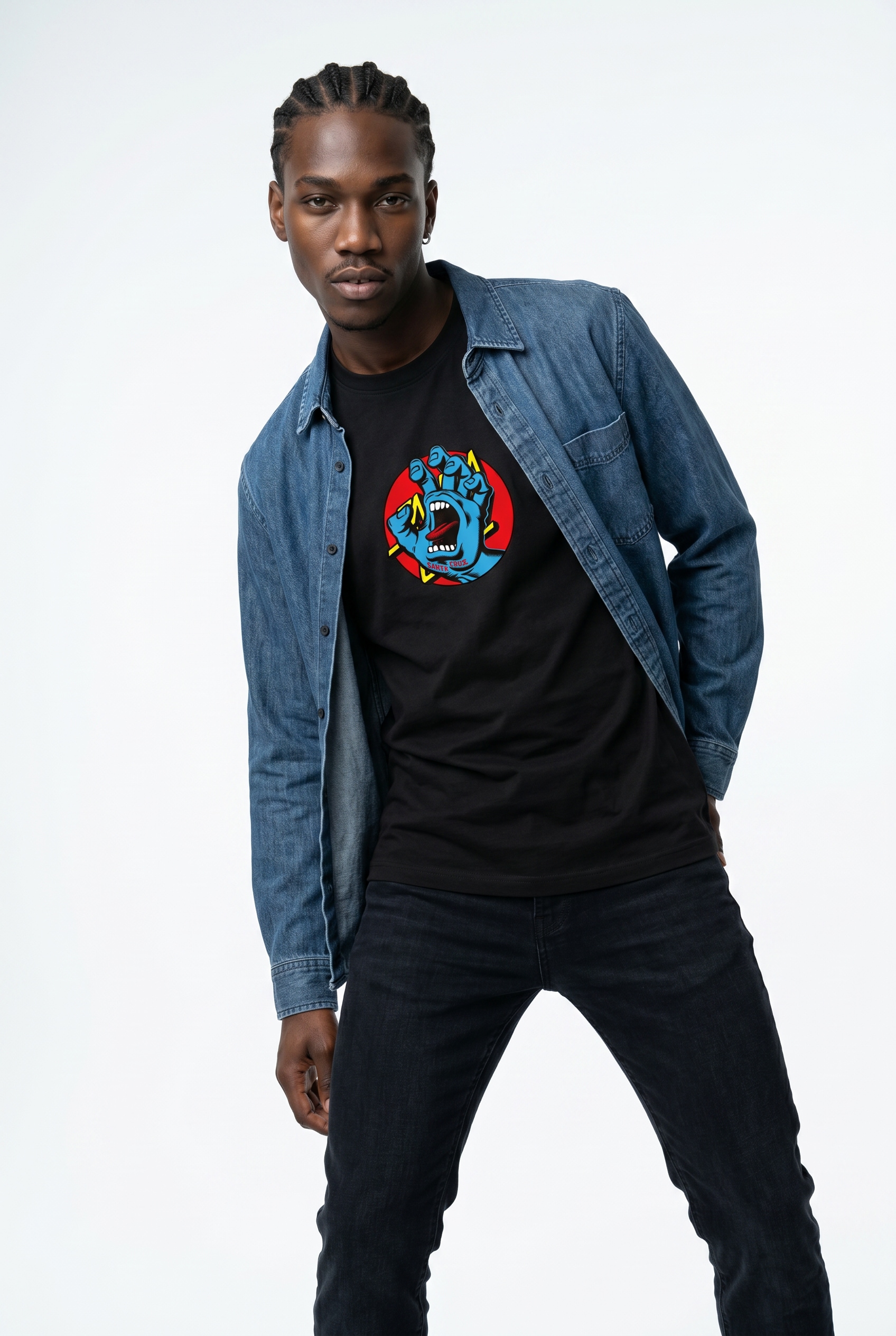 Santa Cruz T-Shirt "HAND DOT FRONT T-SHIRT"