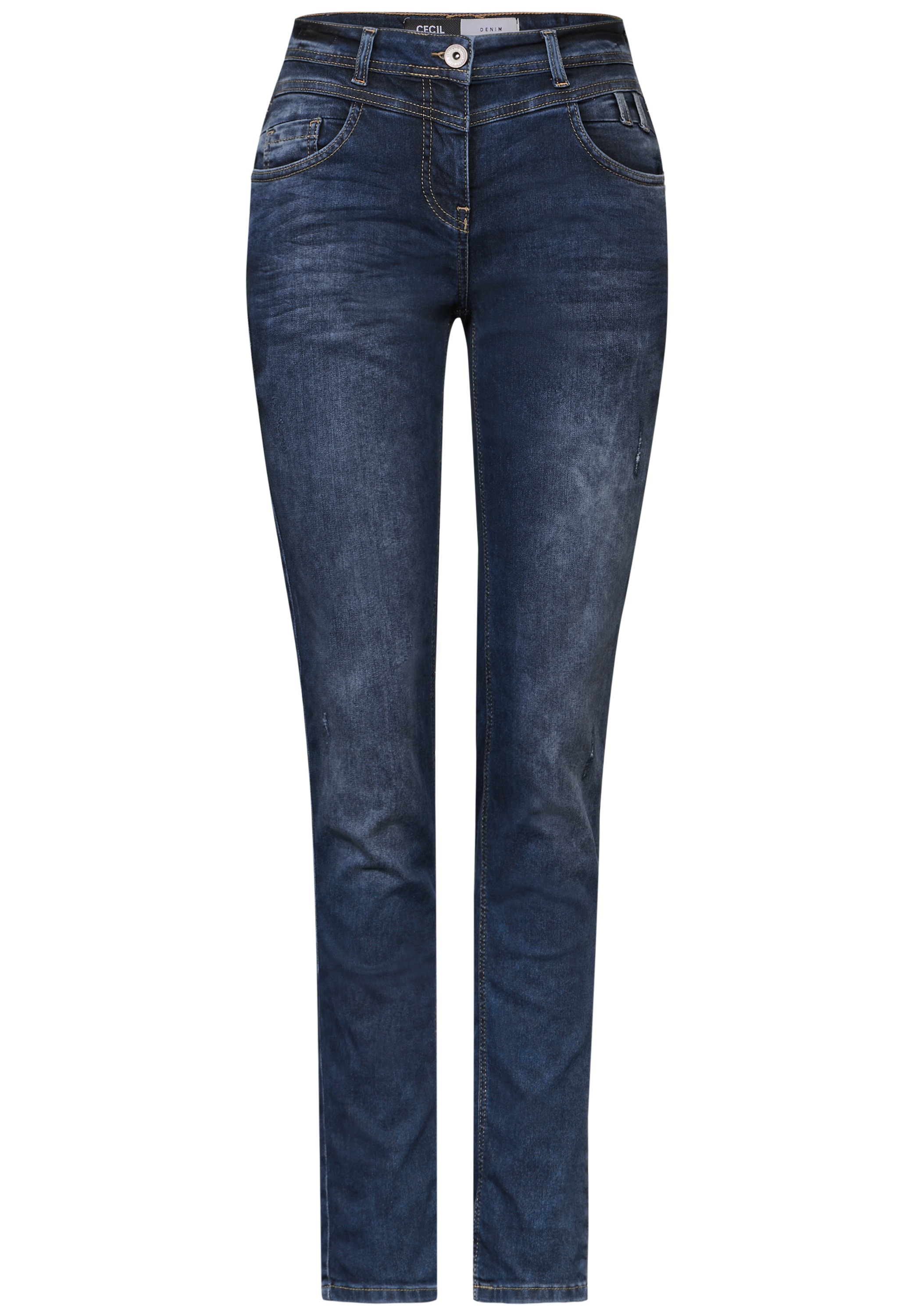 Cecil Comfort-fit-Jeans, Middle Waist