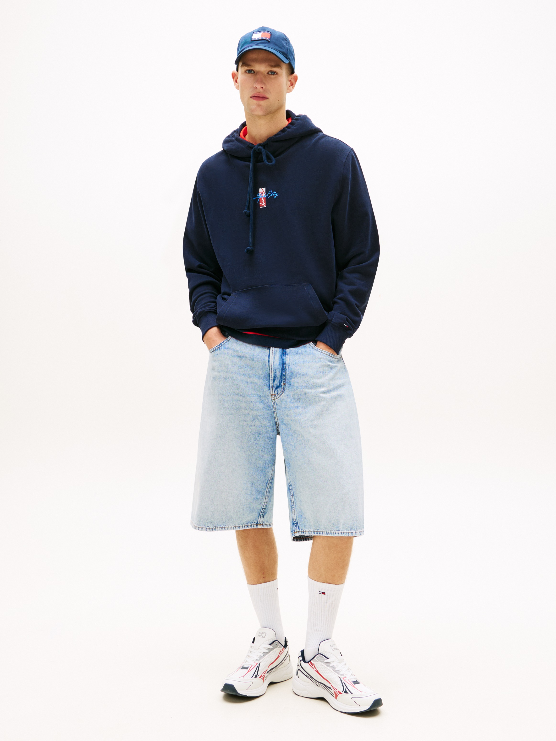 Thumbnail - Tommy Jeans Kapuzensweatshirt "TJM REGULAR SIGN BACKPRINT", Regular fit mit Markenprint