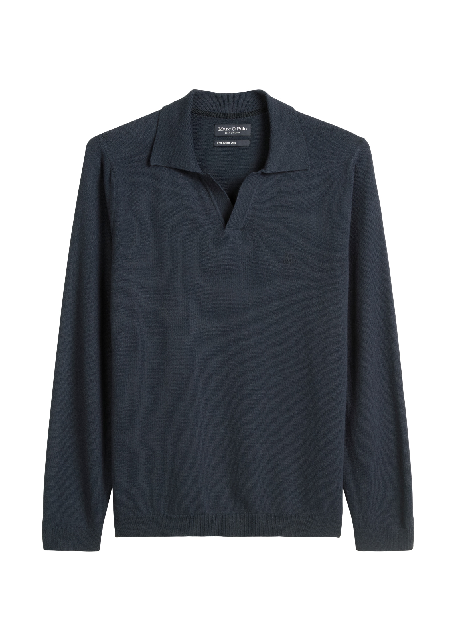 Marc O'Polo Strickpullover, Polokragen, Regular fit, weiche Wollmischung