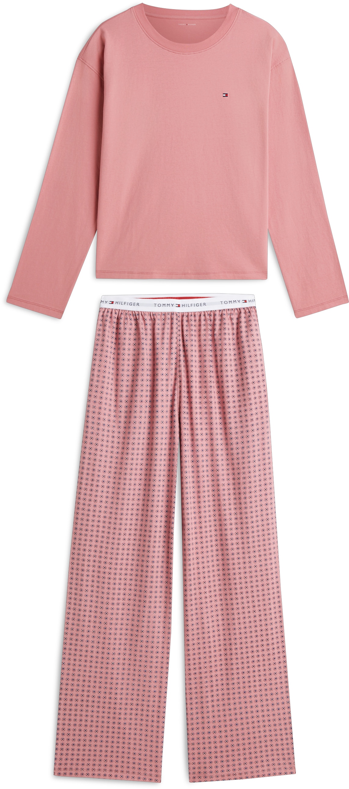 Tommy Hilfiger Underwear Pyjama "LONGSLEEVE JERSEY PYJAMA SET (EXT.SIZES)"