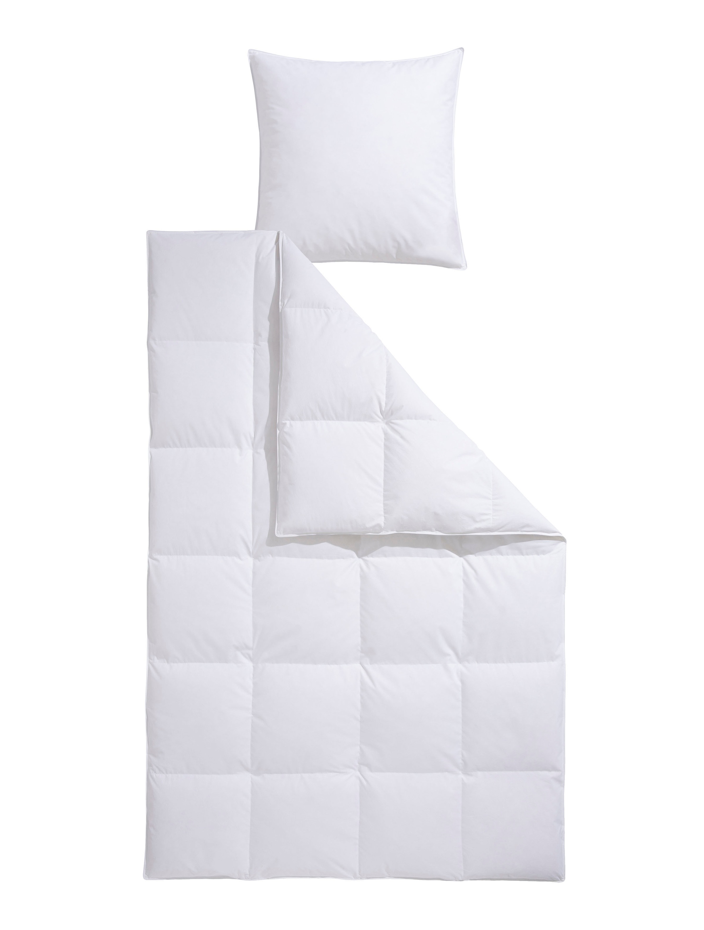 Älgdröm Daunenbettdecke + Federkissen "Loftet, Bettdecke 135x200 cm, 155x22 günstig online kaufen