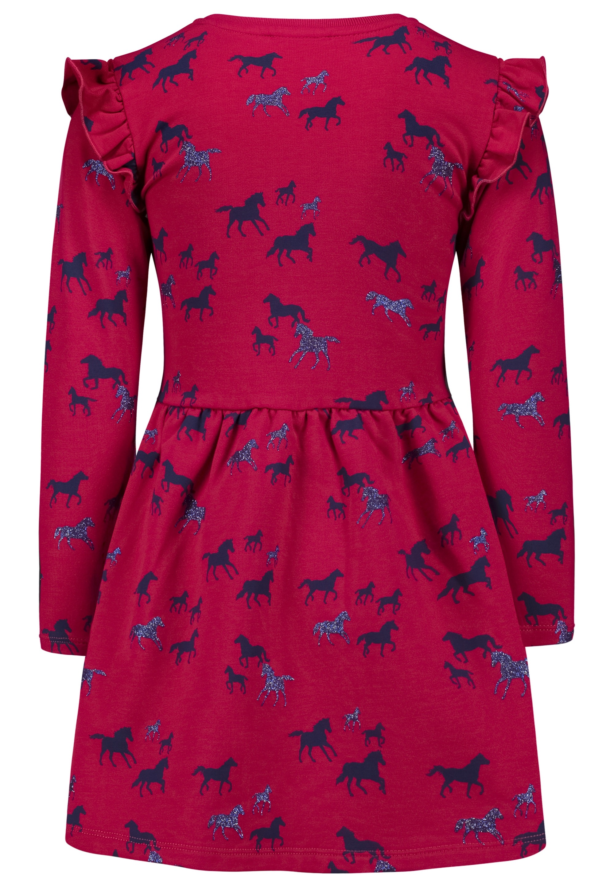 Thumbnail - SALT AND PEPPER Jerseykleid "AOP Glitter Horse" mit glitzerndem Pferdeprint