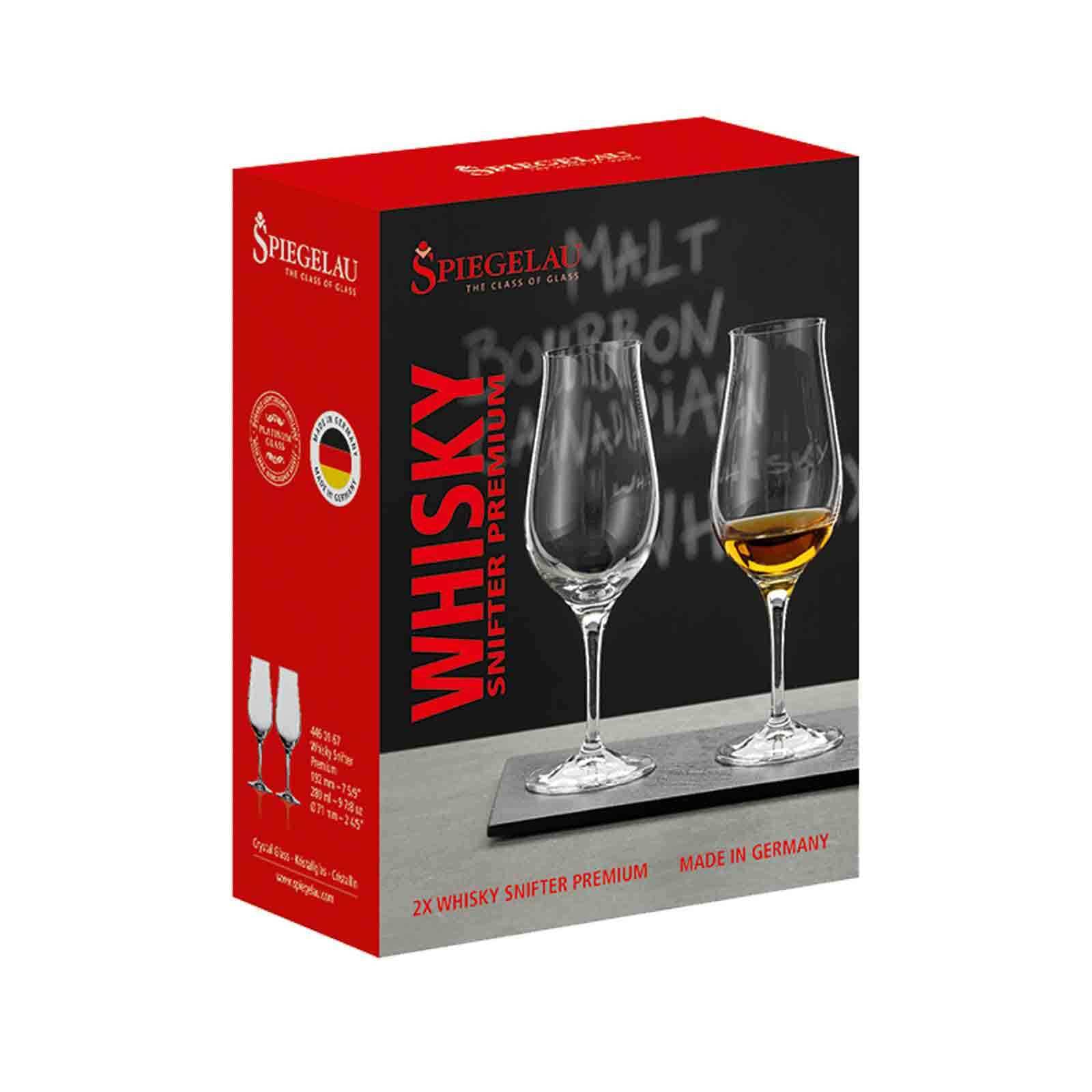 SPIEGELAU Whiskyglas »Tastinggläser Premium 280 ml 2er Set transparent« Erhöhte Bruchfestigkeit, Kristallglas, spülmaschinenfest