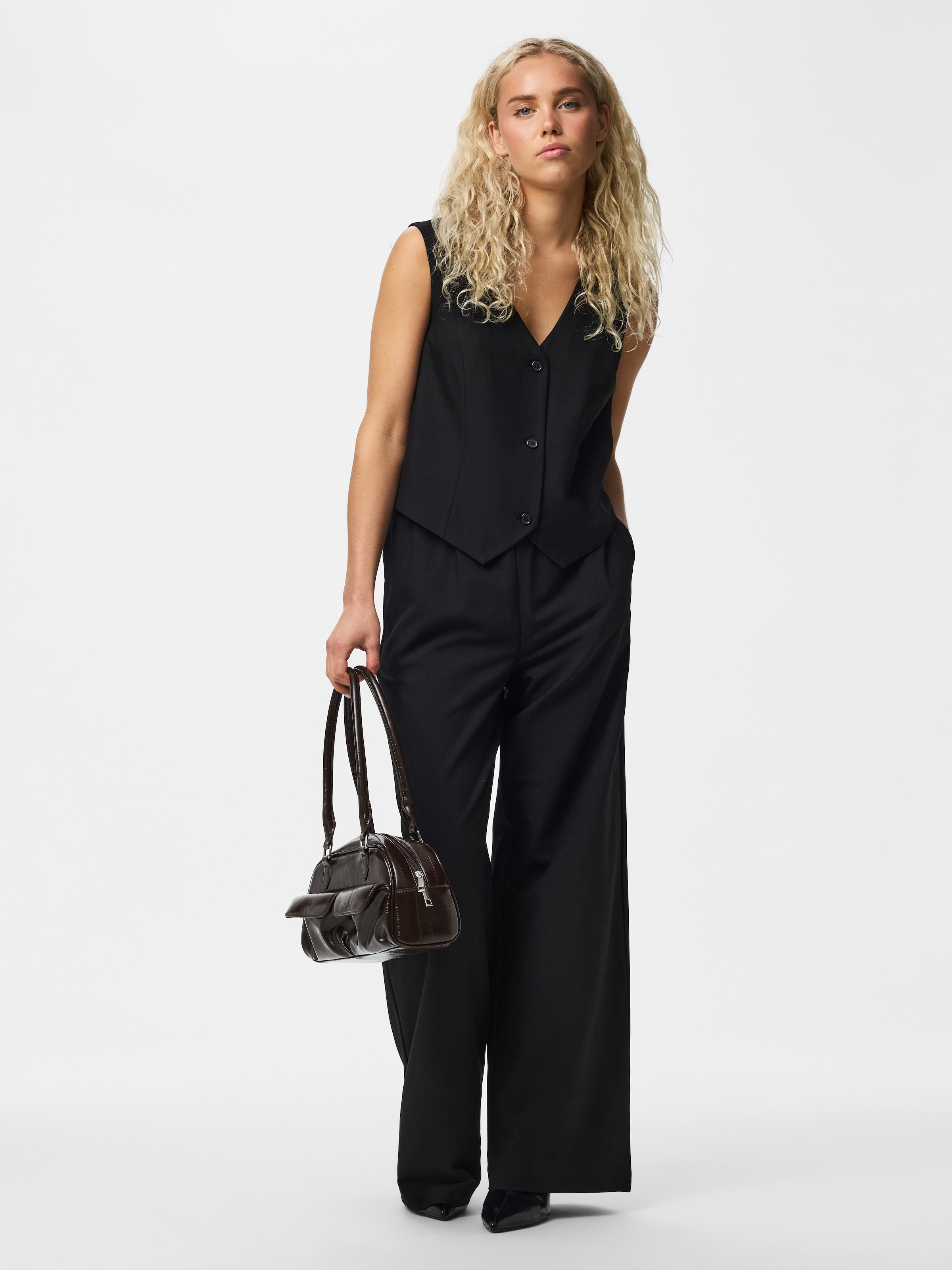 pieces Anzugweste »PCBOSELLA VEST NOOS BC« Materialmix