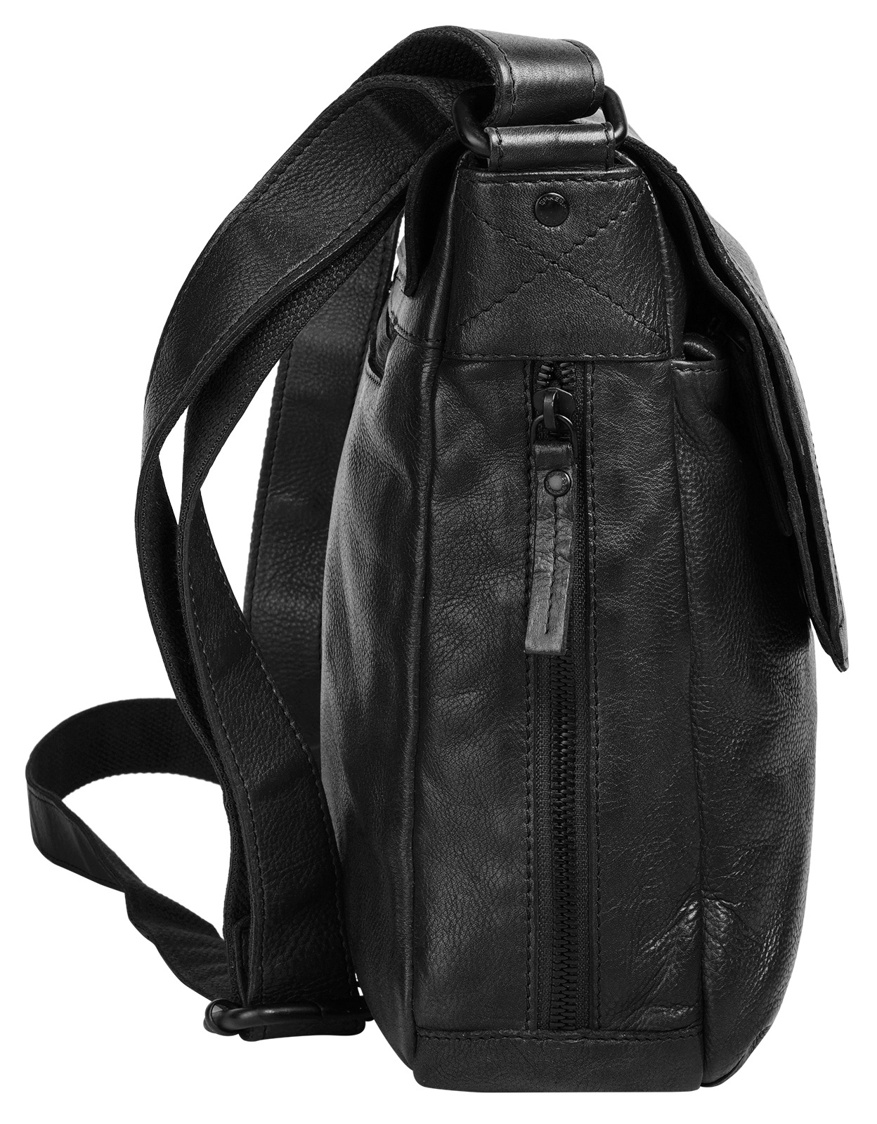 Spikes & Sparrow Messenger Bag, echt Leder