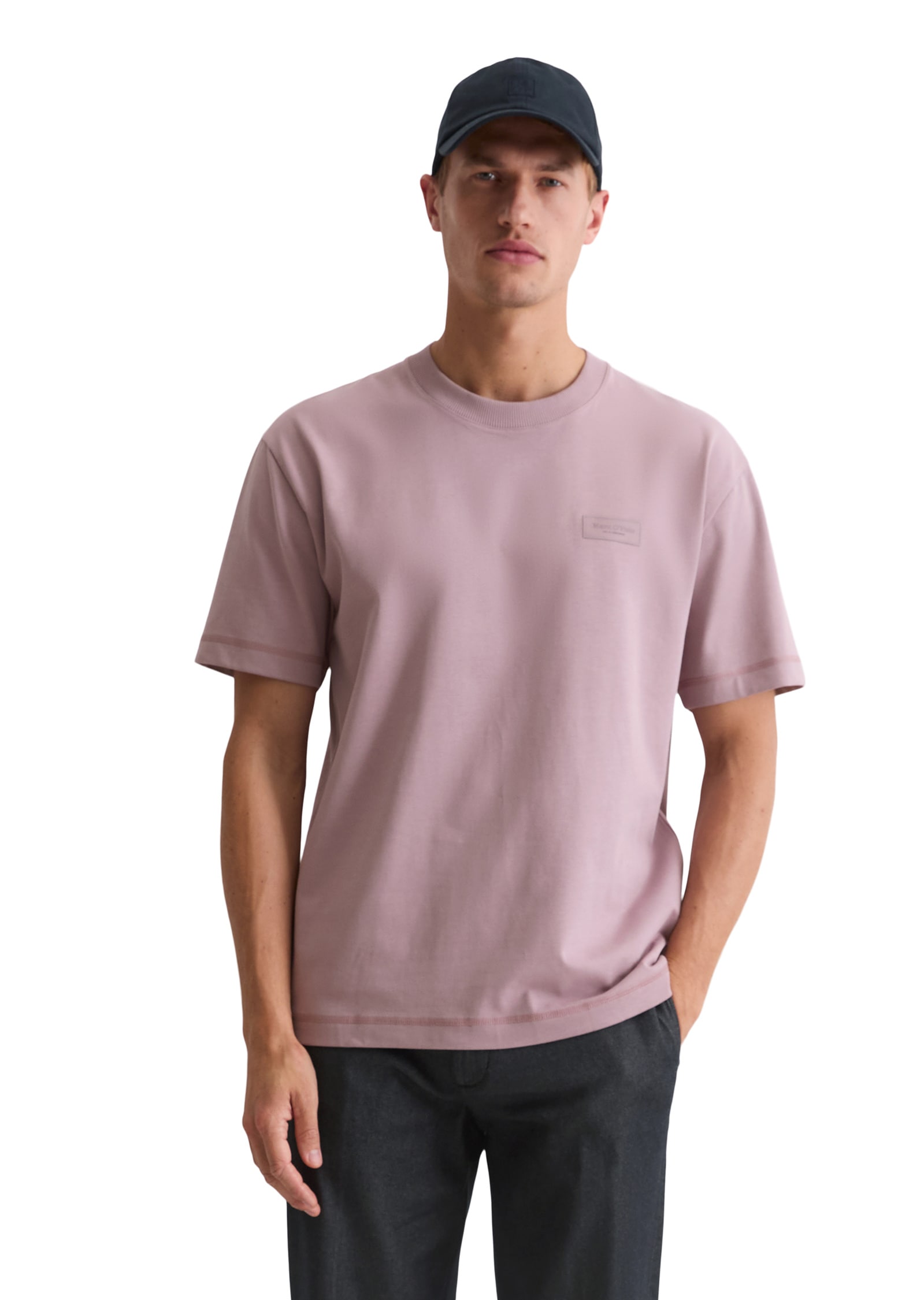 Marc OPolo T-Shirt "aus schwerem Bio-Baumwoll-Jersey" günstig online kaufen