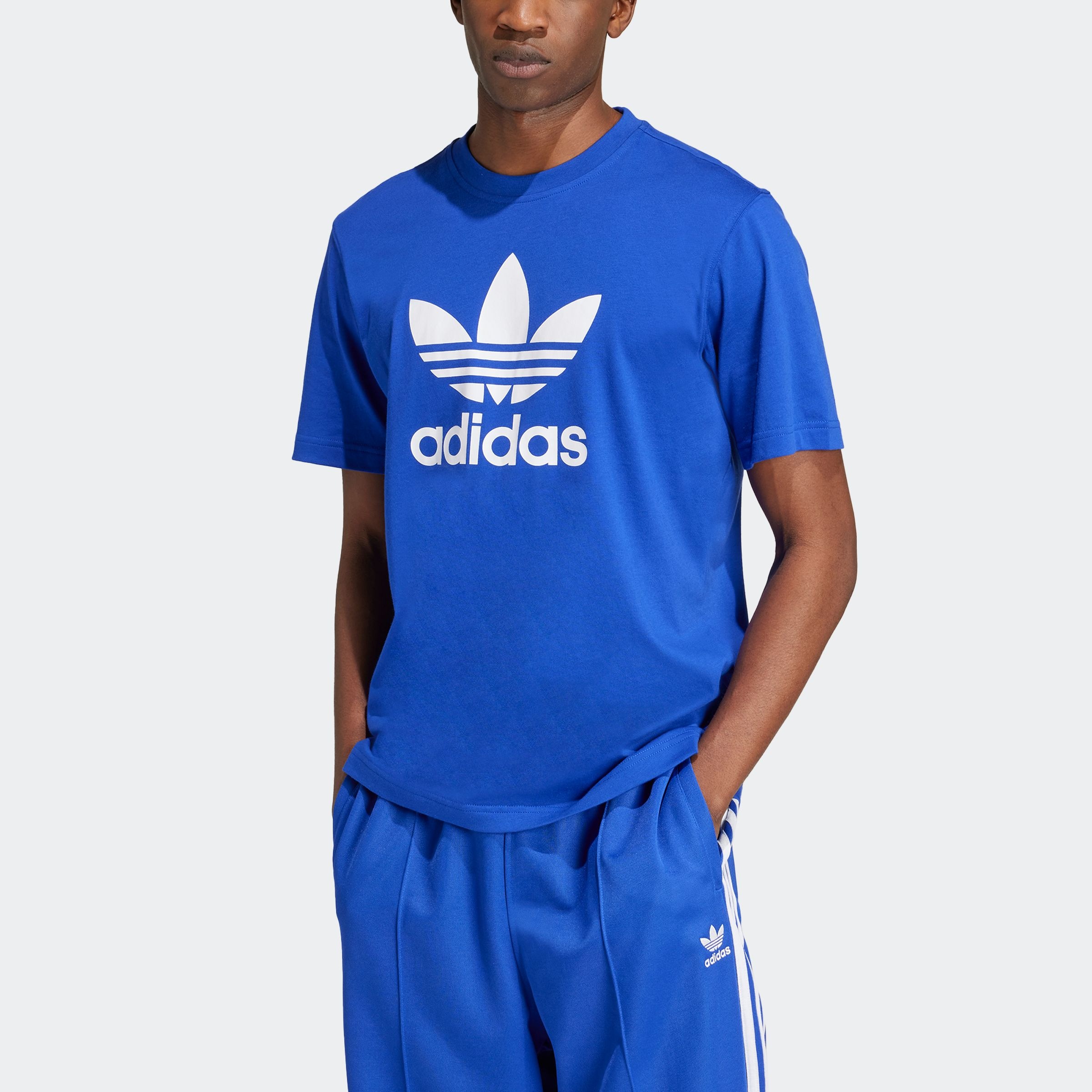 adidas Originals T-Shirt "TREFOIL T-SHIRT", Basic Shirt mit großem Trefoil günstig online kaufen