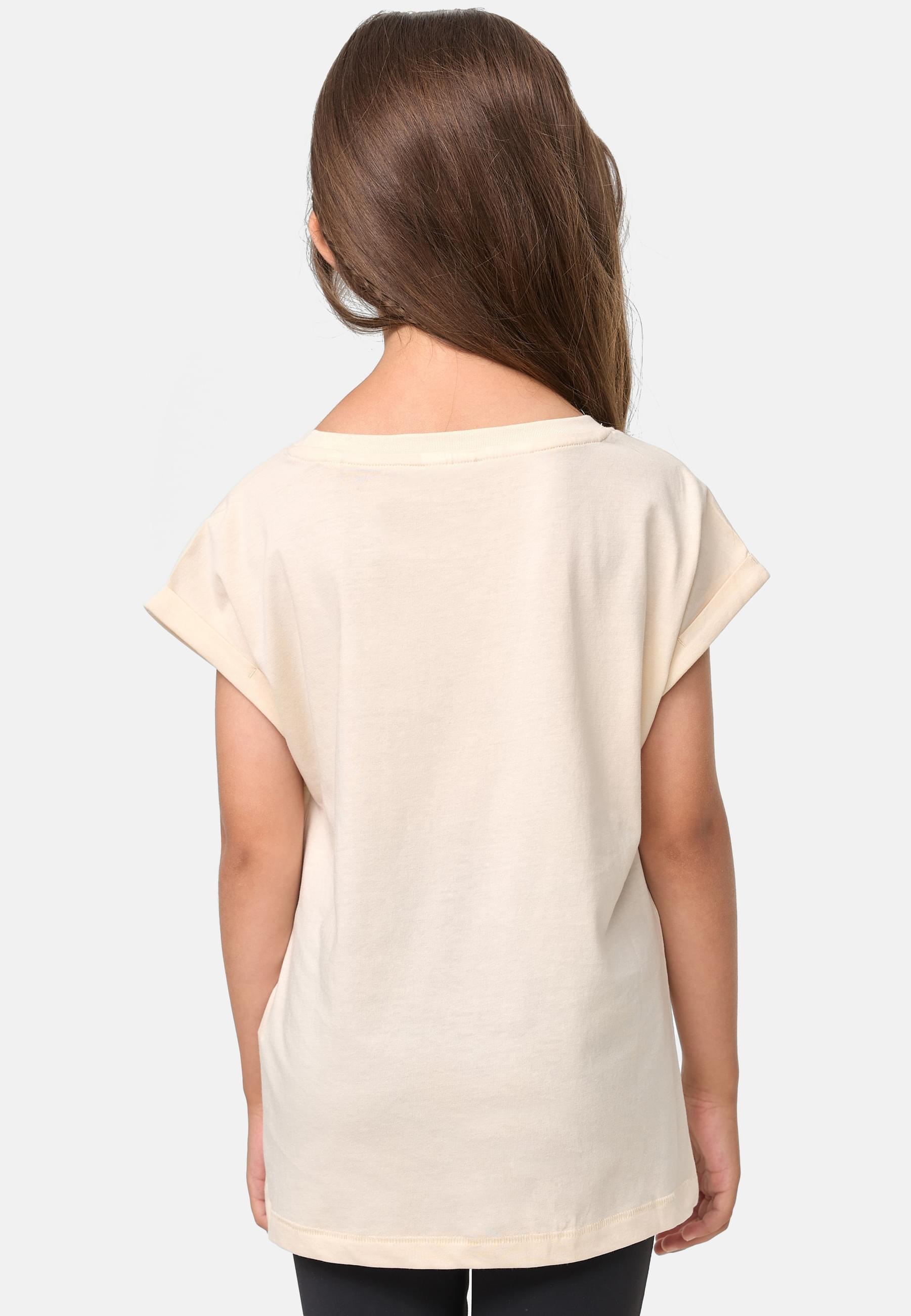 URBAN CLASSICS T-Shirt »Urban Classics Damen Girls Organic Extended Shoulder Tee«, (1 tlg.)