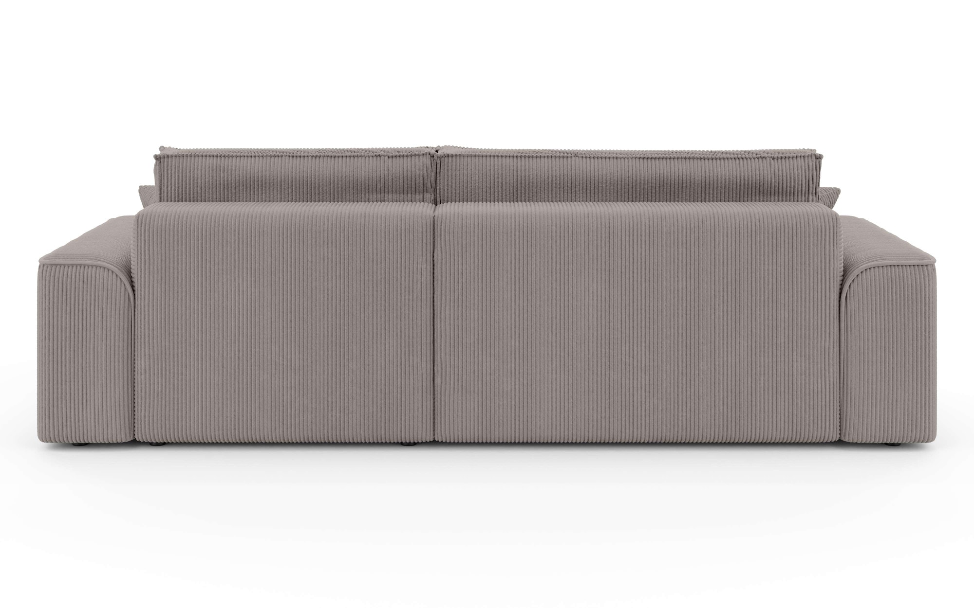 Home affaire Ecksofa »Santenay mit Bettfunktion und Bettkasten, Maße: B/T/H 266/164/90 cm«, L-Form mit Wellenfederung, Schlaffläche: 140x213 cm, auch in Cord