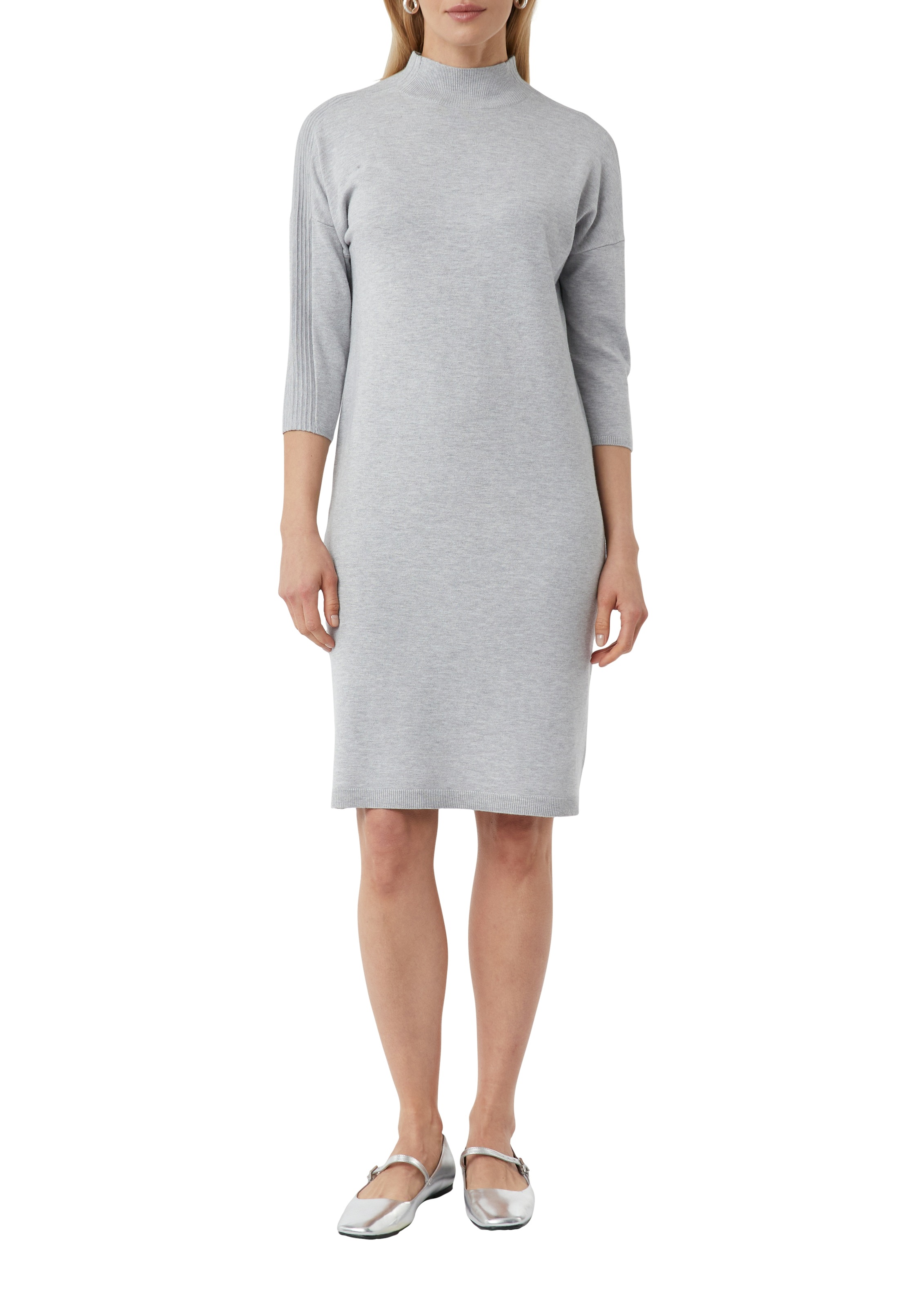 Thumbnail - Comma Strickkleid mit überschnittenen Schultern