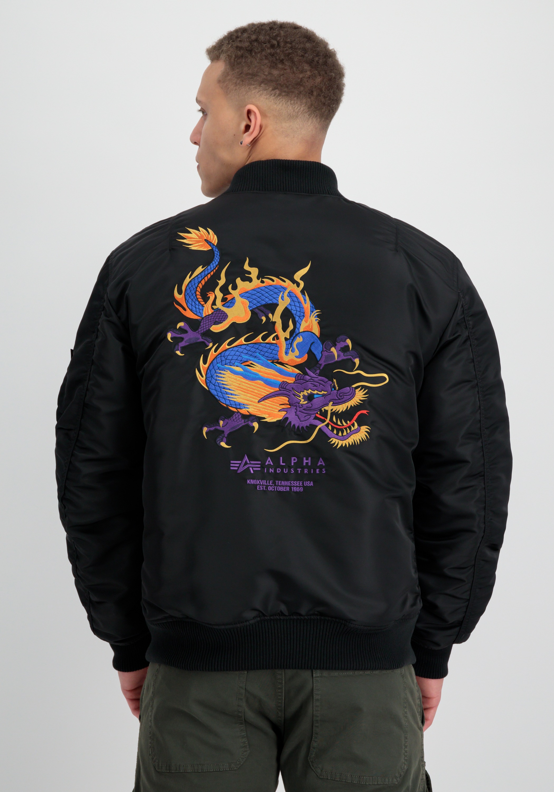 Alpha Industries Bomberjacke »Alpha Industries Men - Bomber Jackets MA-1 Dragon Embroidery«