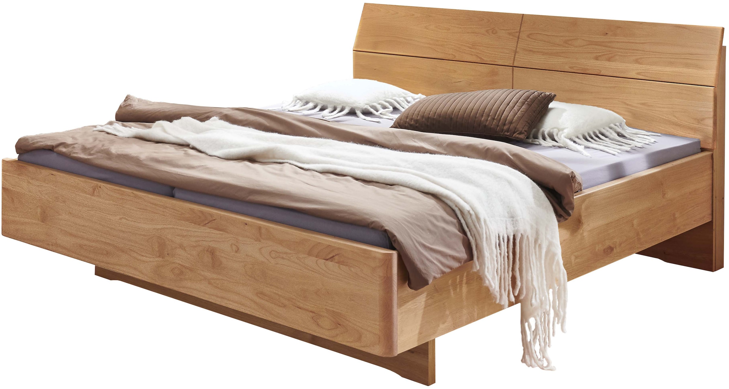 WIEMANN Holzbett "Cardiff, Bettgestell, Bettrahmen, teilmassiv Erle" Belast günstig online kaufen