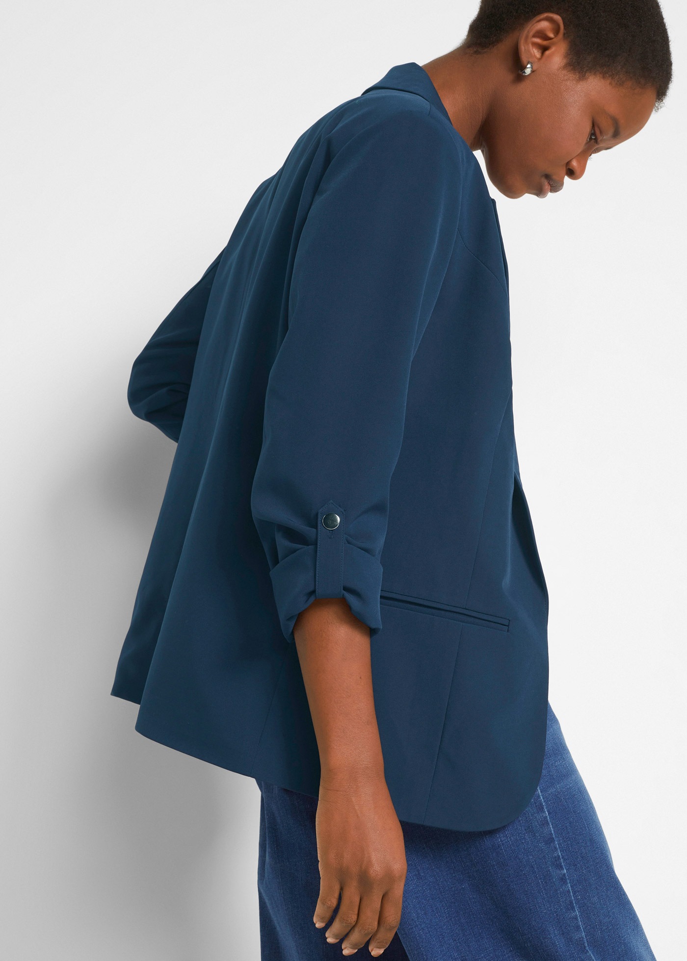 bonprix Jackenblazer »Blazer« mit klassischem Reverskragen, mit Stretch-Material