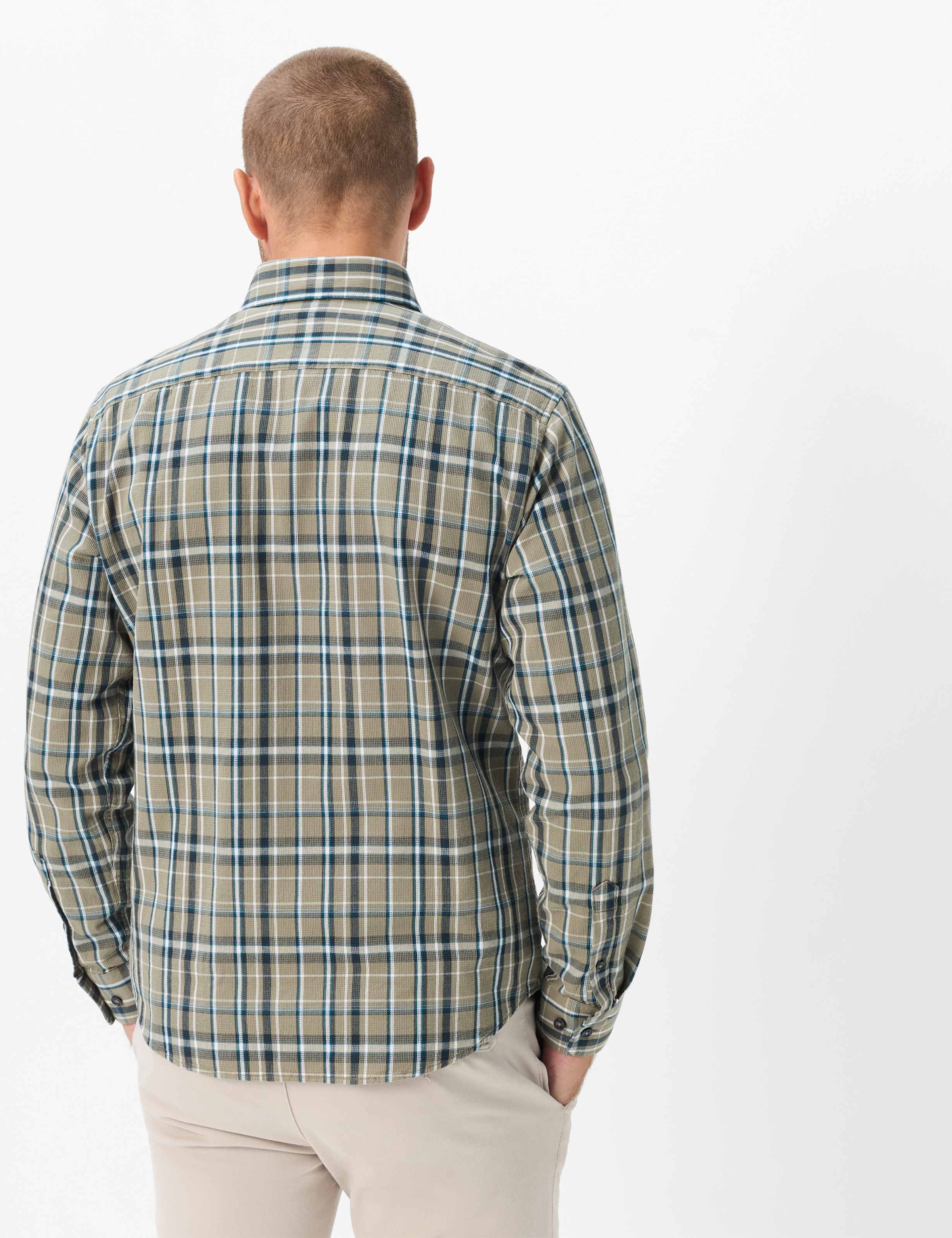 Brax Langarmhemd »Style KAY« Checks: Hemd aus reiner Baumwolle