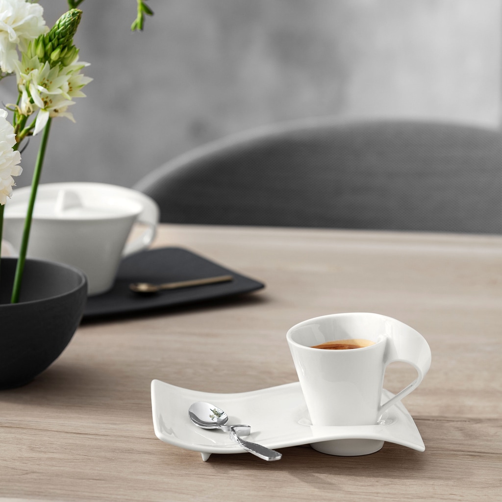 Villeroy & Boch Espressotasse »Espressotassen NewWave Caffè 80 ml 6er Set weiß«