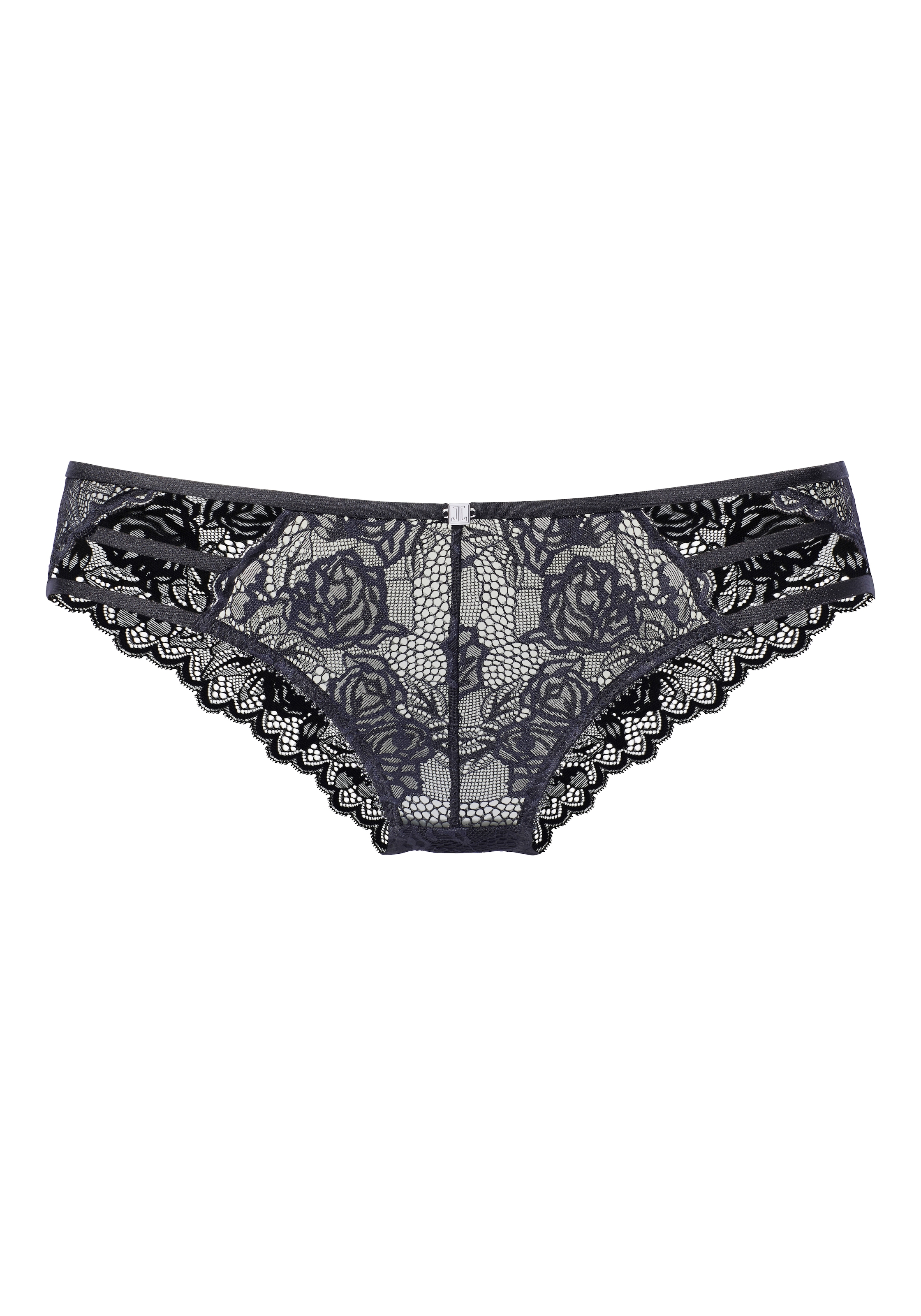 JETTE Panty, aus edler Spitze mit aufregender Bänder-Optik, Reizwäsche