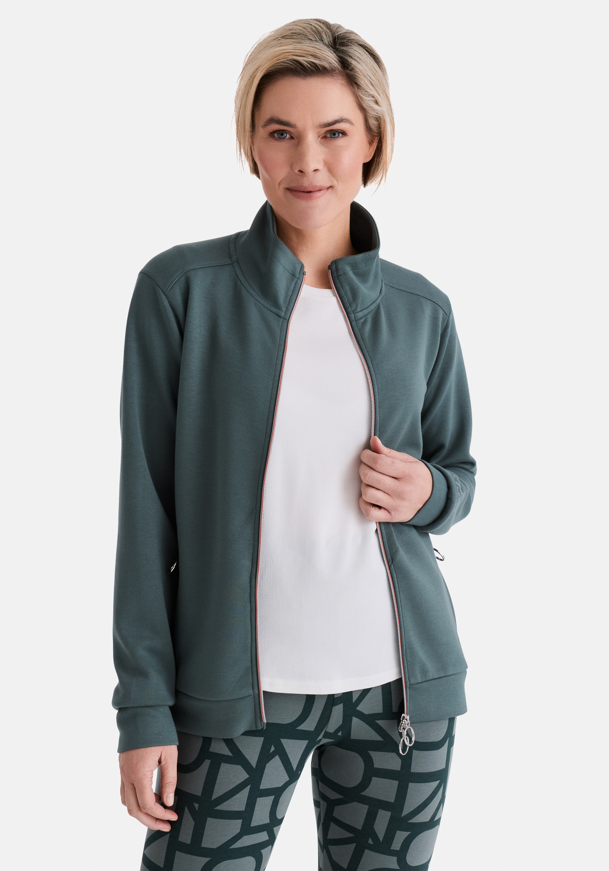 STOOKER WOMEN Sweatjacke »JARA Sport Stretch Sweatjacke« Sweatjacke Regular Fit Moderner Casual-Look für Damen