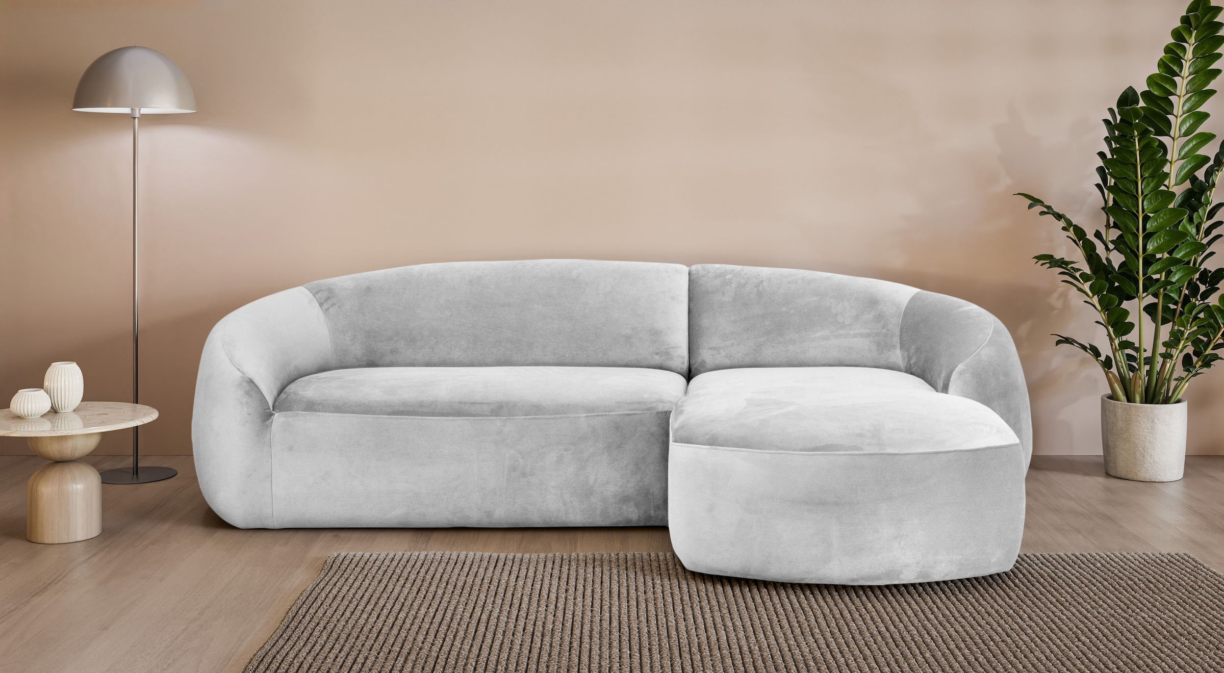 LeGer Home by Lena Gercke Ecksofa "YANI, L-Form, Designersofa, organische F günstig online kaufen
