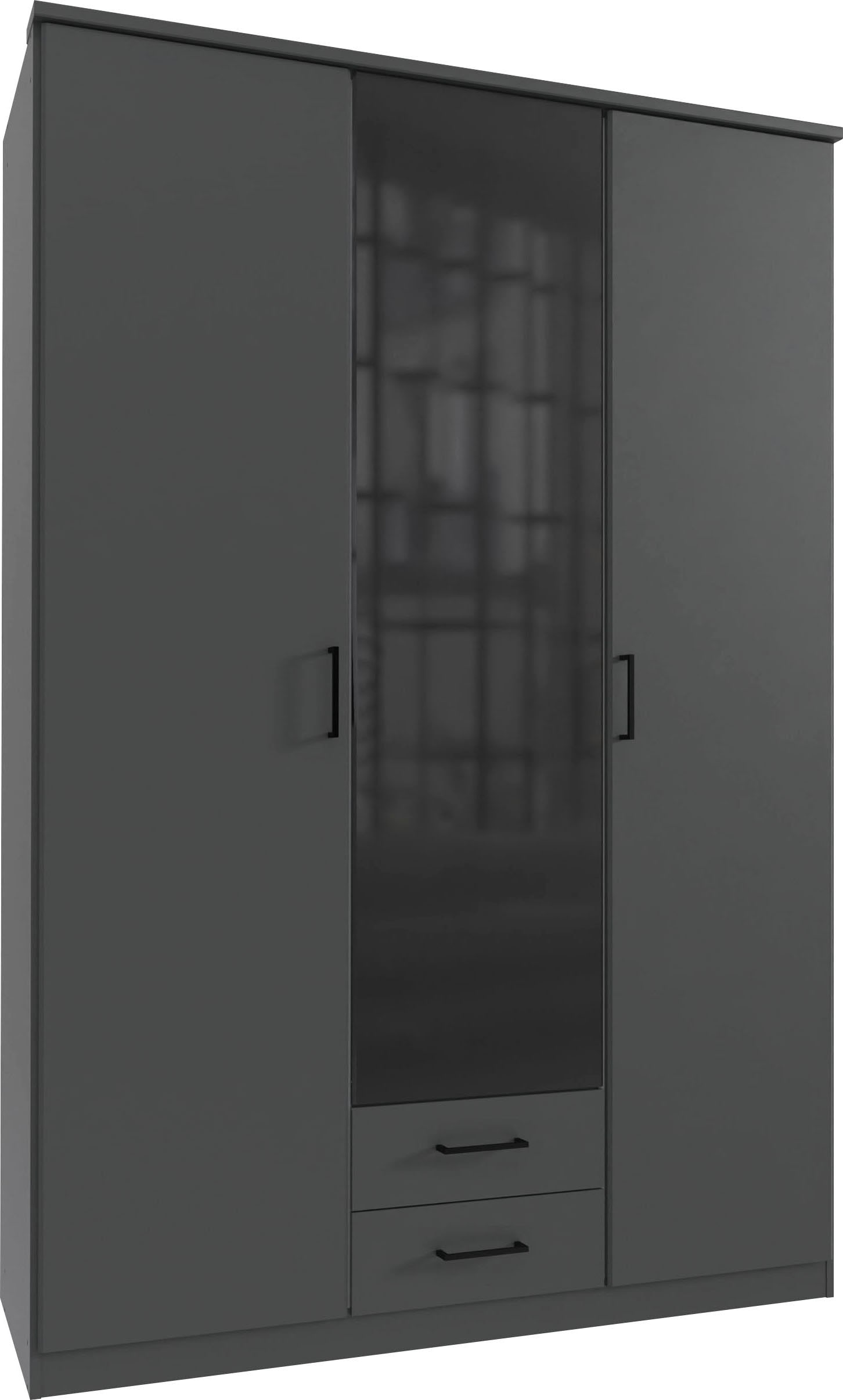 Wimex Drehtürenschrank "Soest", mit Farbglas-Tür, wahlweise 135 oder 180cm breit