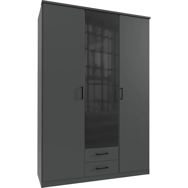 Wimex Drehtürenschrank »Soest«, mit Farbglas-Tür, wahlweise 135 oder 180cm  breit | BAUR