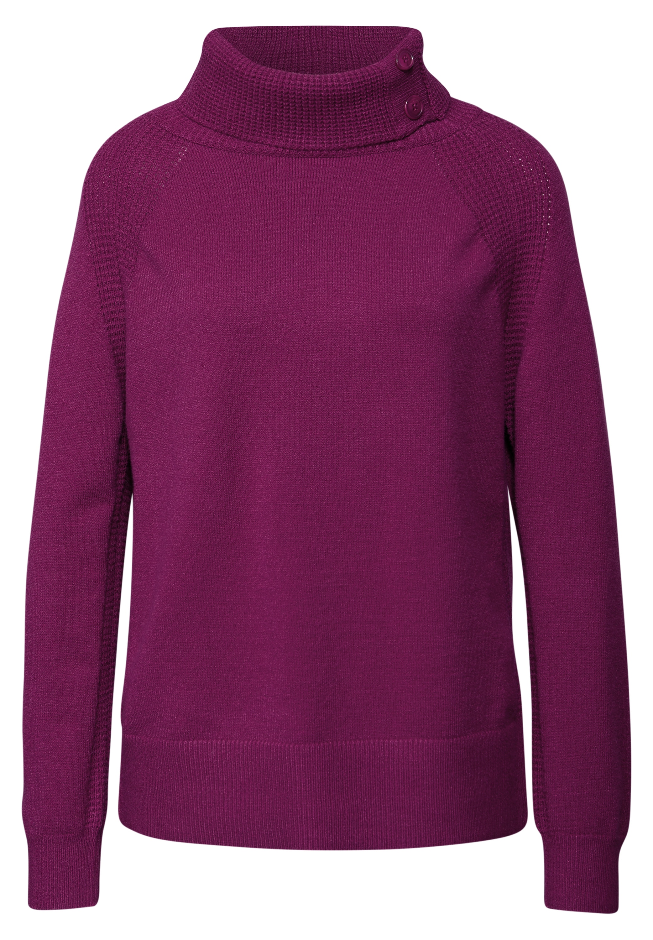 STREET ONE Rollkragenpullover, mit Stehkragen
