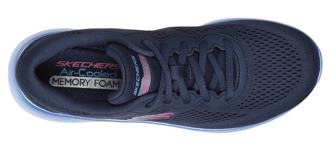 Skechers Sneaker »SKECH-LITE PRO-STUNNING STEPS«, Freizeitschuh, Halbschuh, Schnürschuh mit Air-Cooled Memory Foam