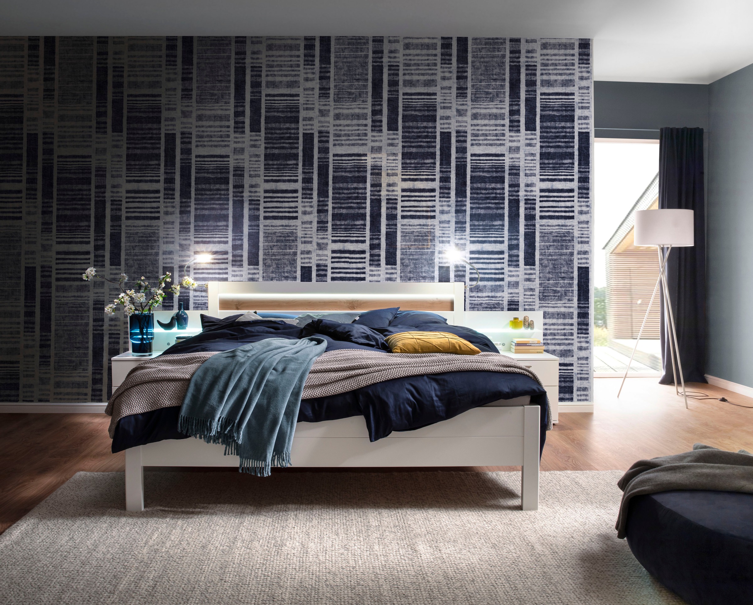 Marburg Fototapete "Origin" matt glatt Kacheln moderne Tapete für Wohnzimmer Schlafzimmer Küche