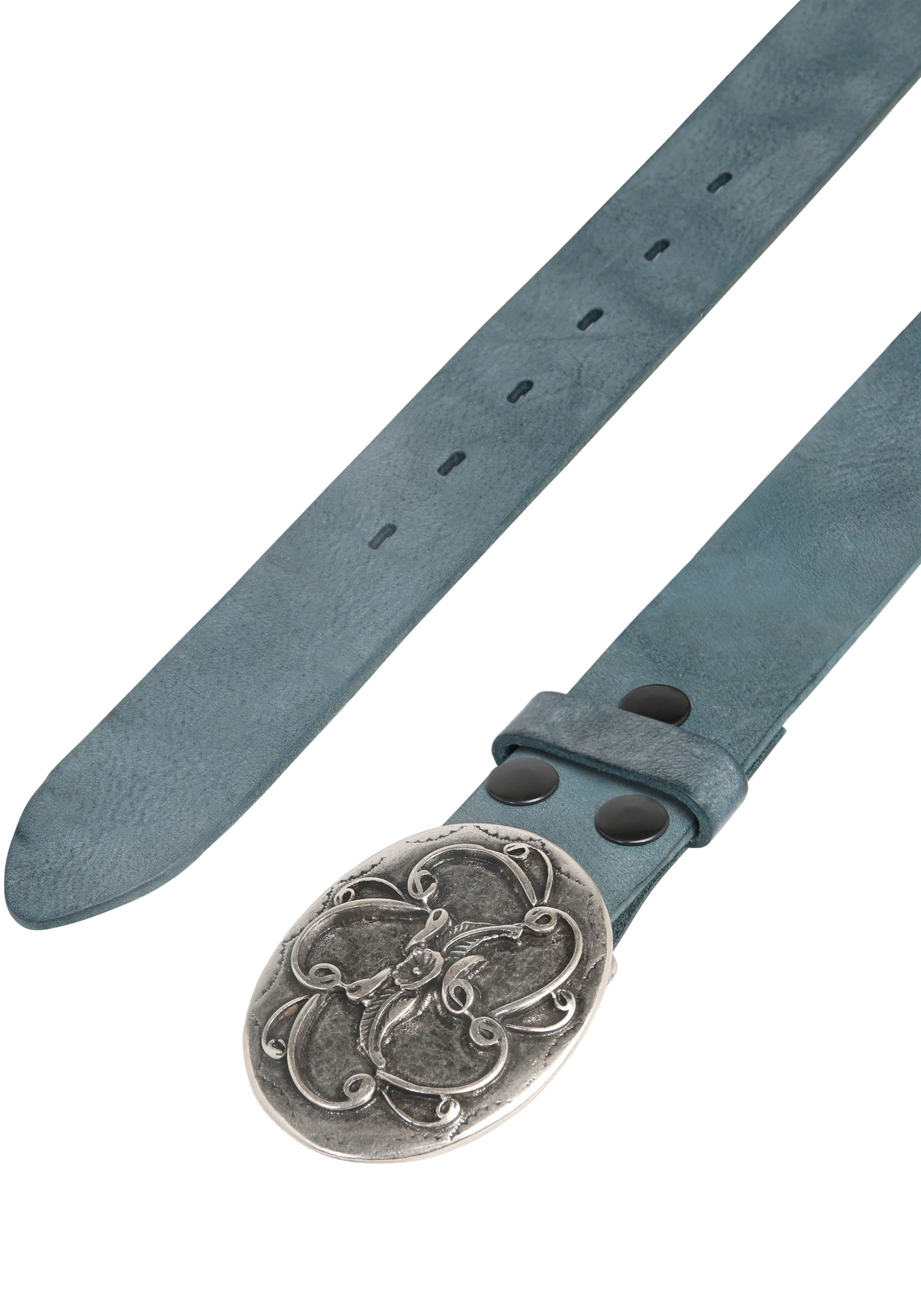 Rettungsring Gürtel Ledergürtel mit austauschbarer Schließe "Blume Schnörke günstig online kaufen