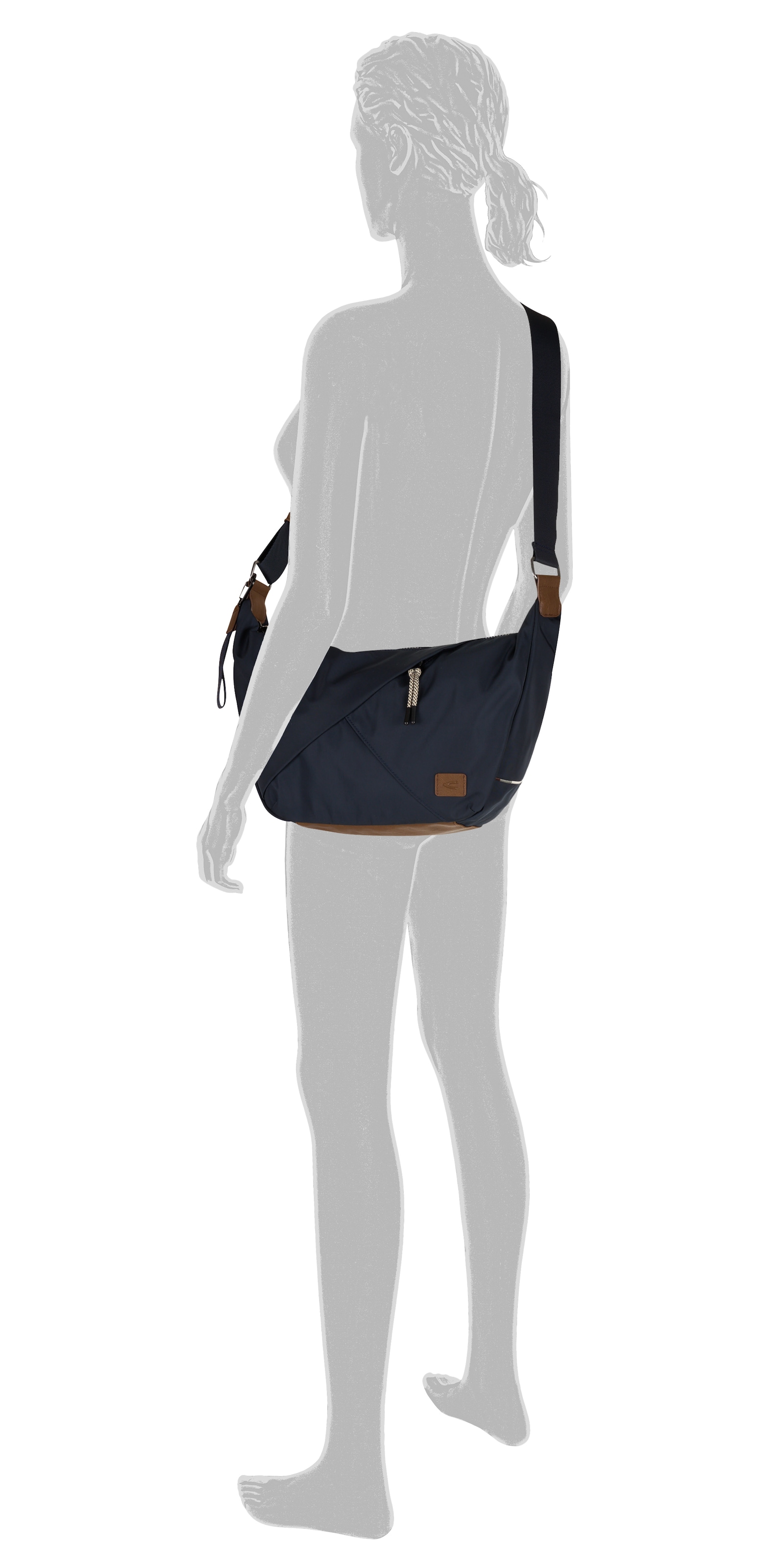 camel active Hobo »Aurum«, aus recyceltem, robusten Nylon leichtgewichtig mit feinen Details