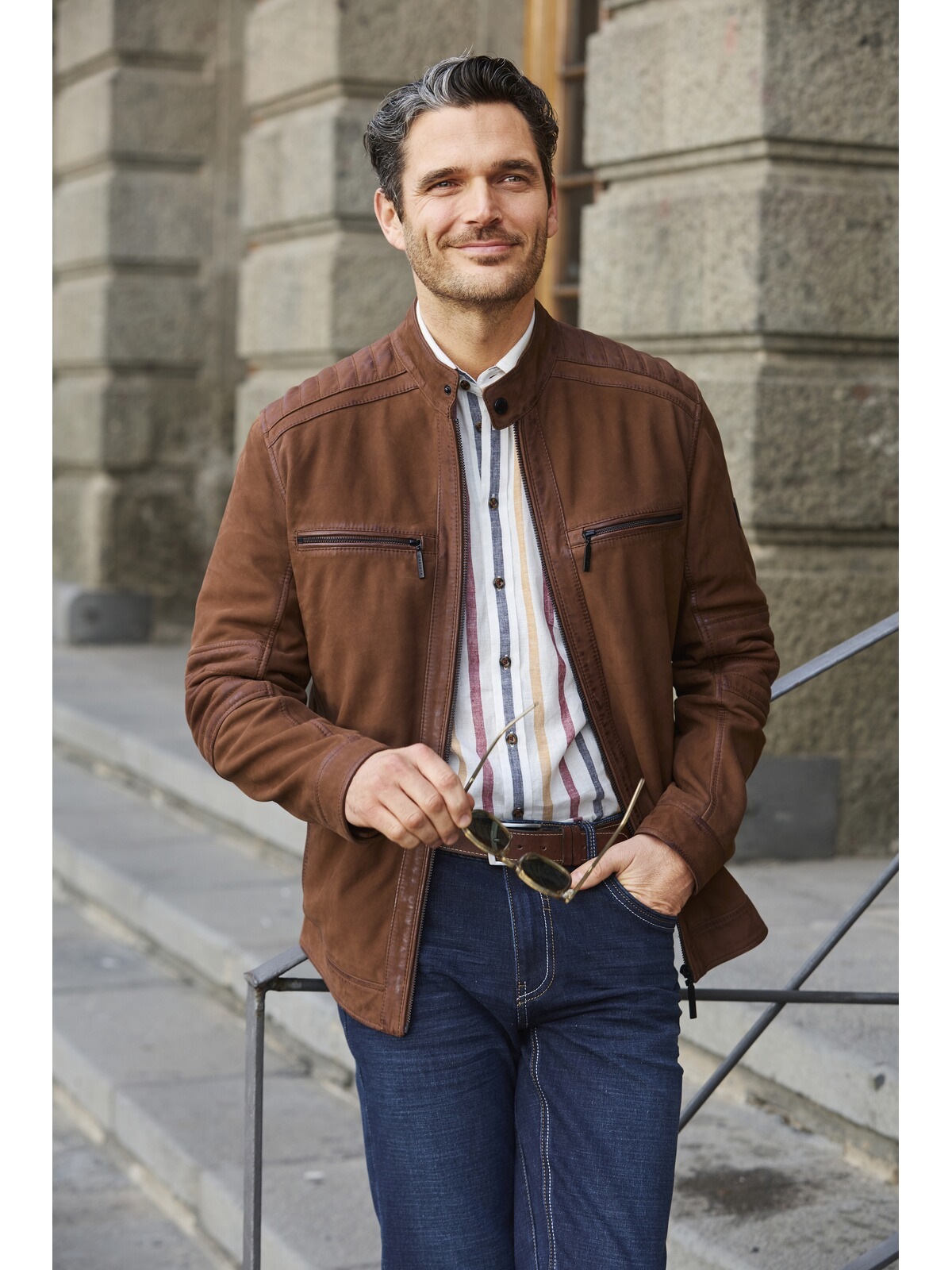 Babista Lederjacke »Lederjacke BELLASTILO«, (1 St.)
