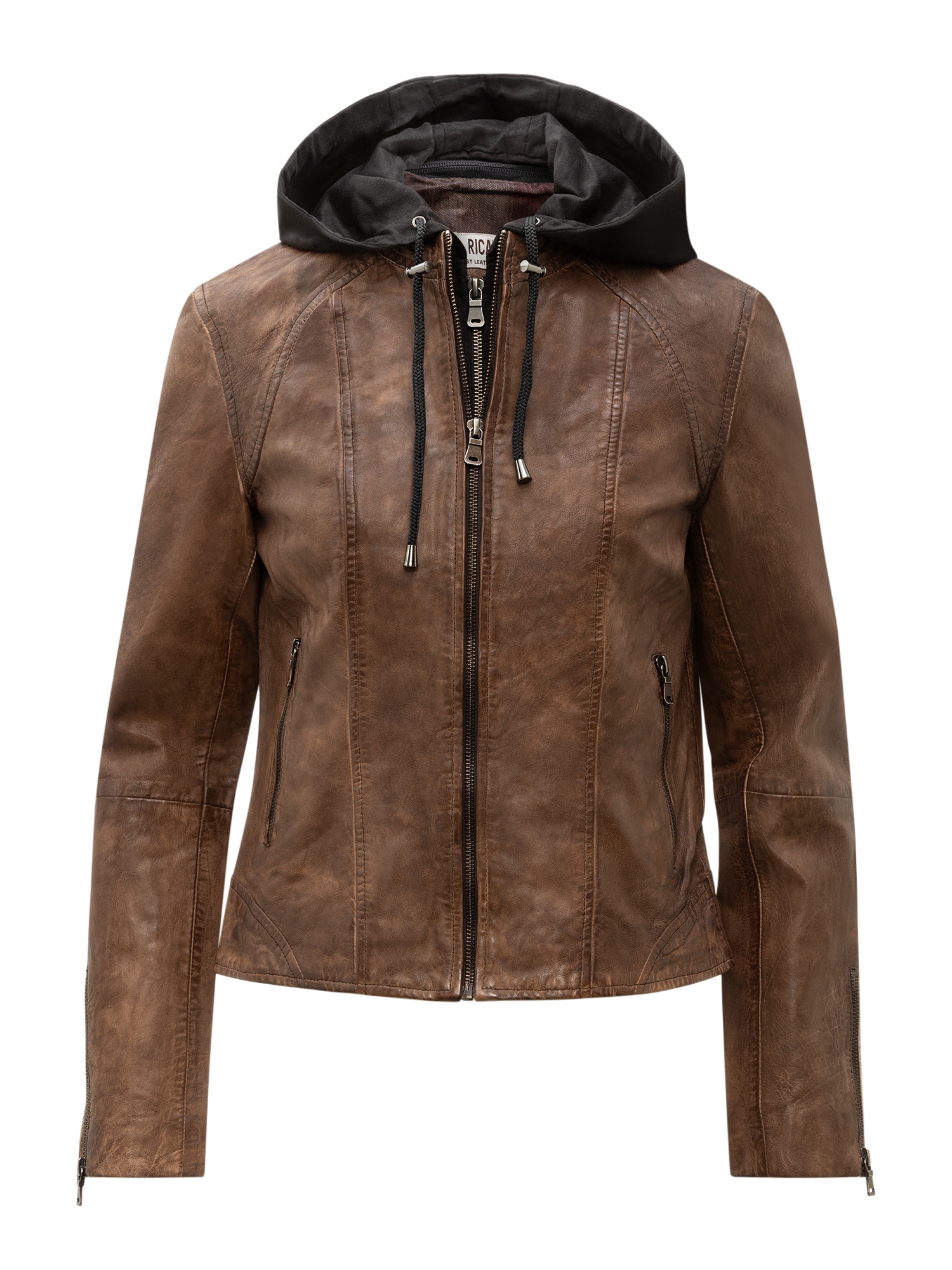 RICANO Lederjacke "Lederjacke Dalia" Handgefertigt aus echtem Leder