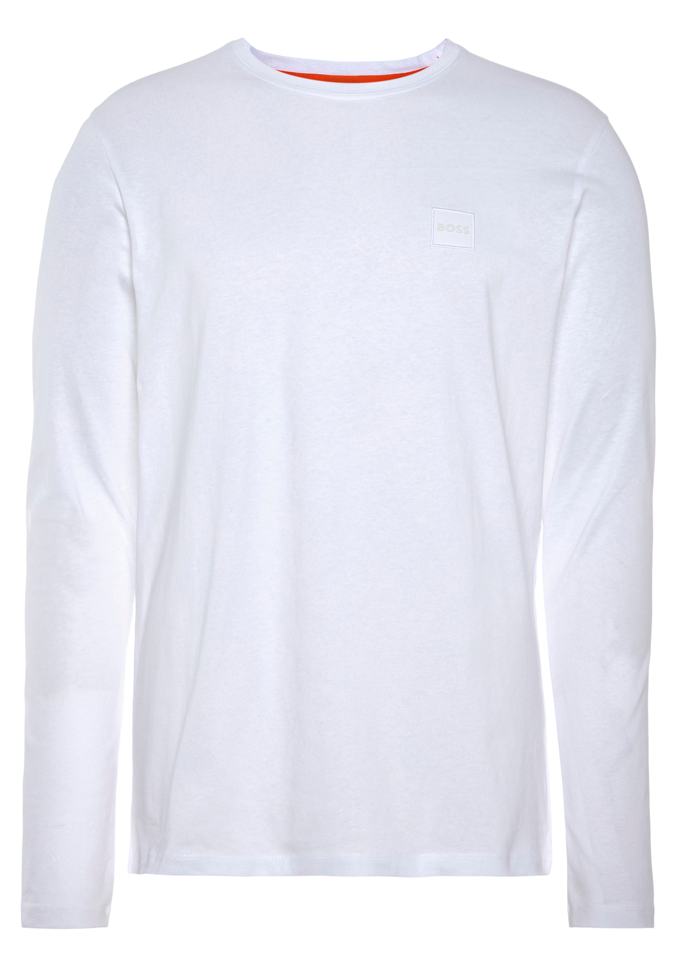 BOSS ORANGE Longsleeve »Tacks« mit BOSS-Patch auf der Brust