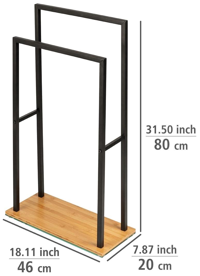 WENKO Handtuchständer kaufen cm | 46x80x20 BAUR »Bambusa«, BxTxH