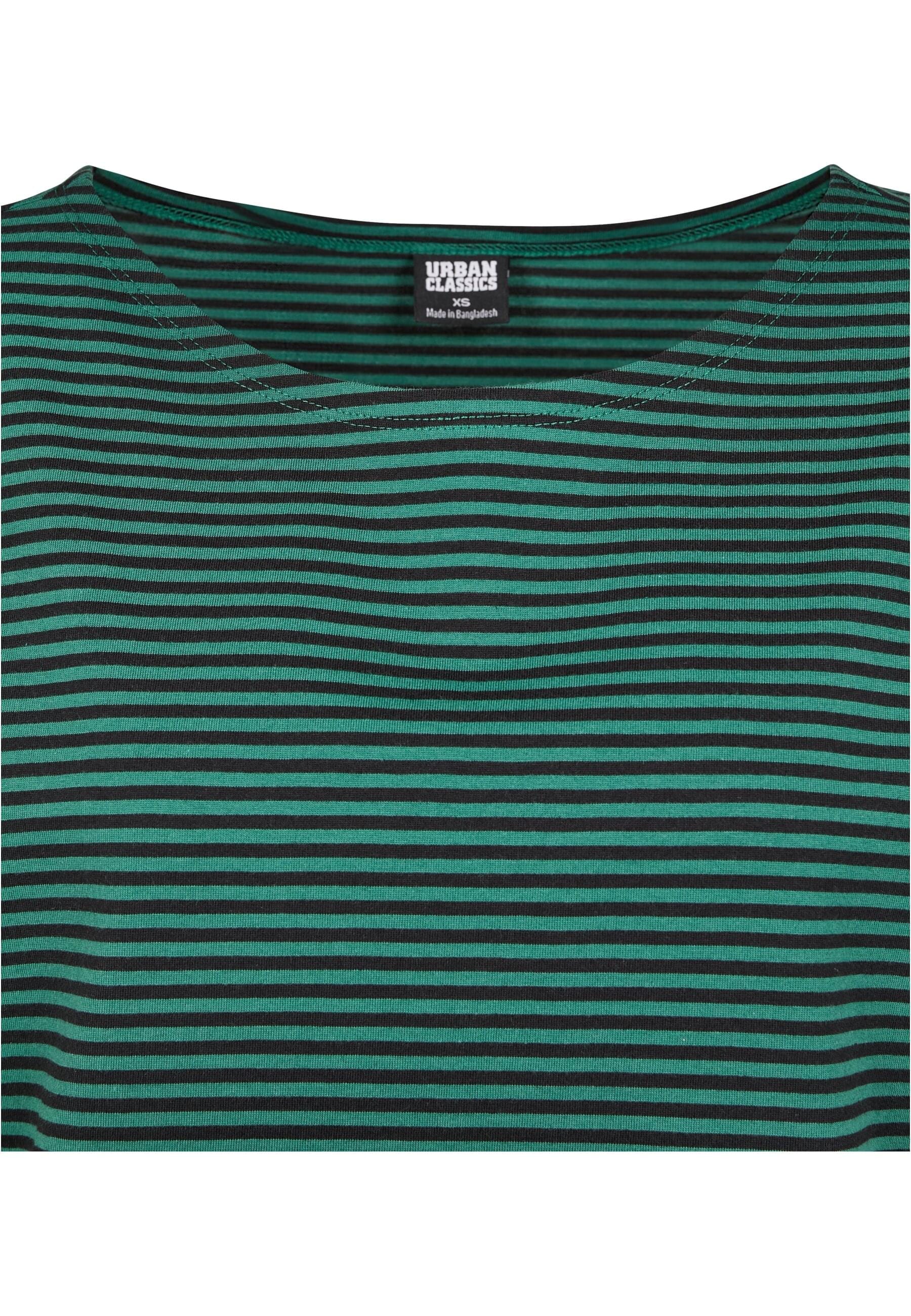 URBAN CLASSICS Kurzarmshirt »Urban Classics Damen Ladies Yarn Dyed Baby Stripe Tee«, (1 tlg.)