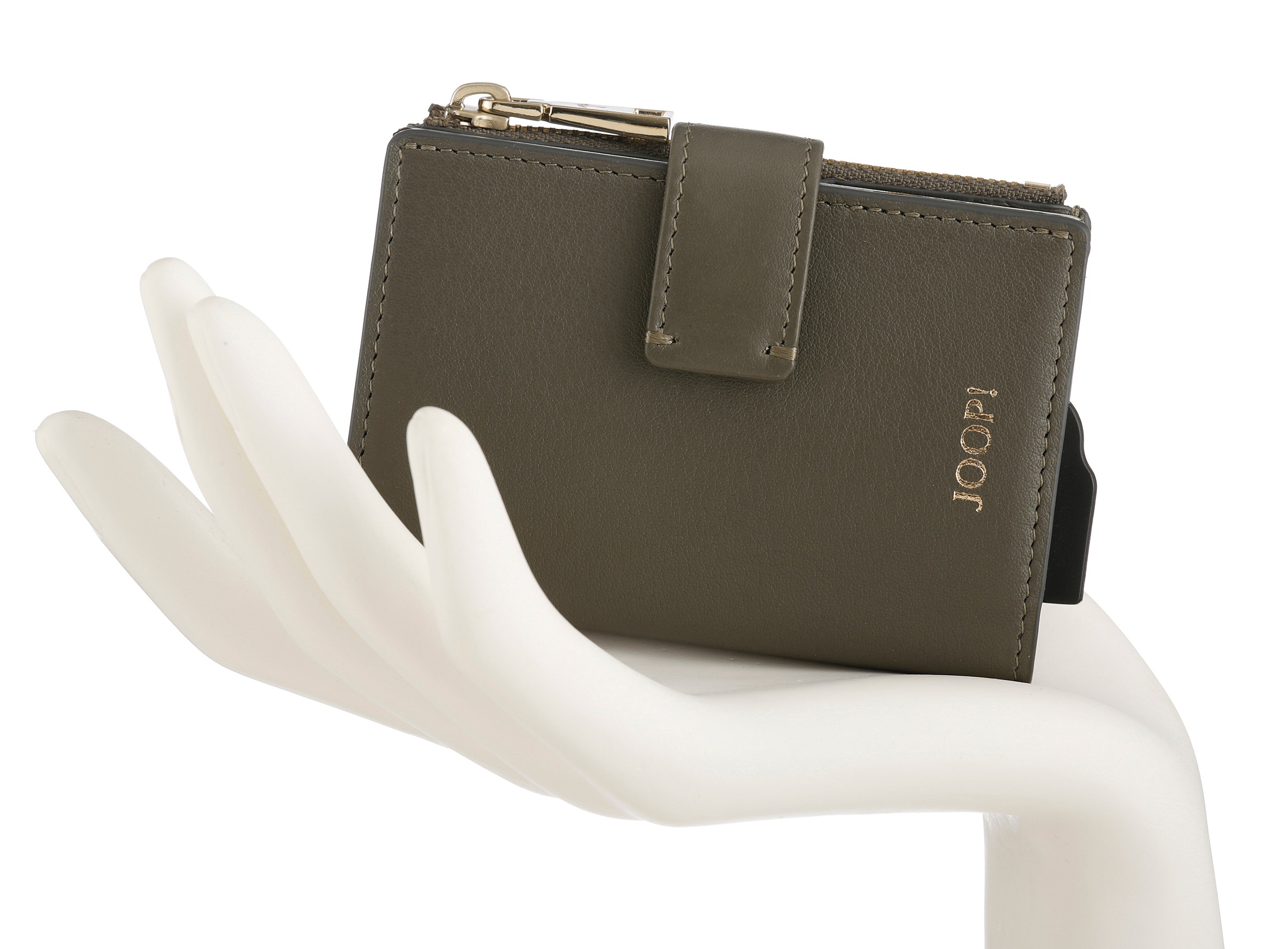 JOOP! Kartenetui »sofisticato 1.0 c-four e-cage sv8« Geldbörse Portemonnaie Damenbörse Ledergeldbörse