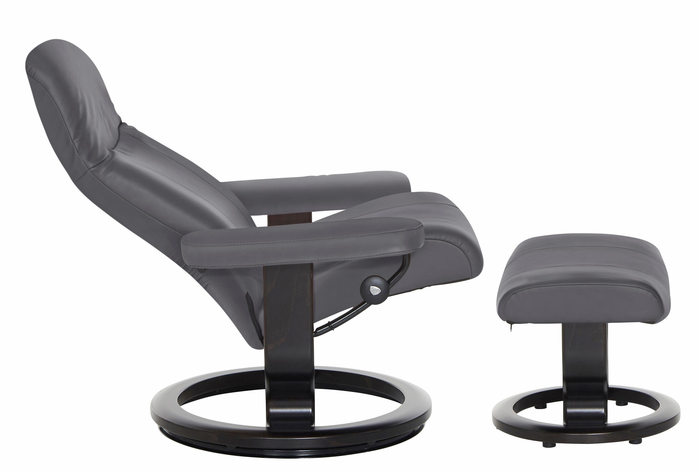 Stressless® Relaxsessel Größe Wenge L, (Set, mit Classic BAUR Relaxsessel Hocker), | mit Gestell Base, »Garda«, bestellen Hocker, mit