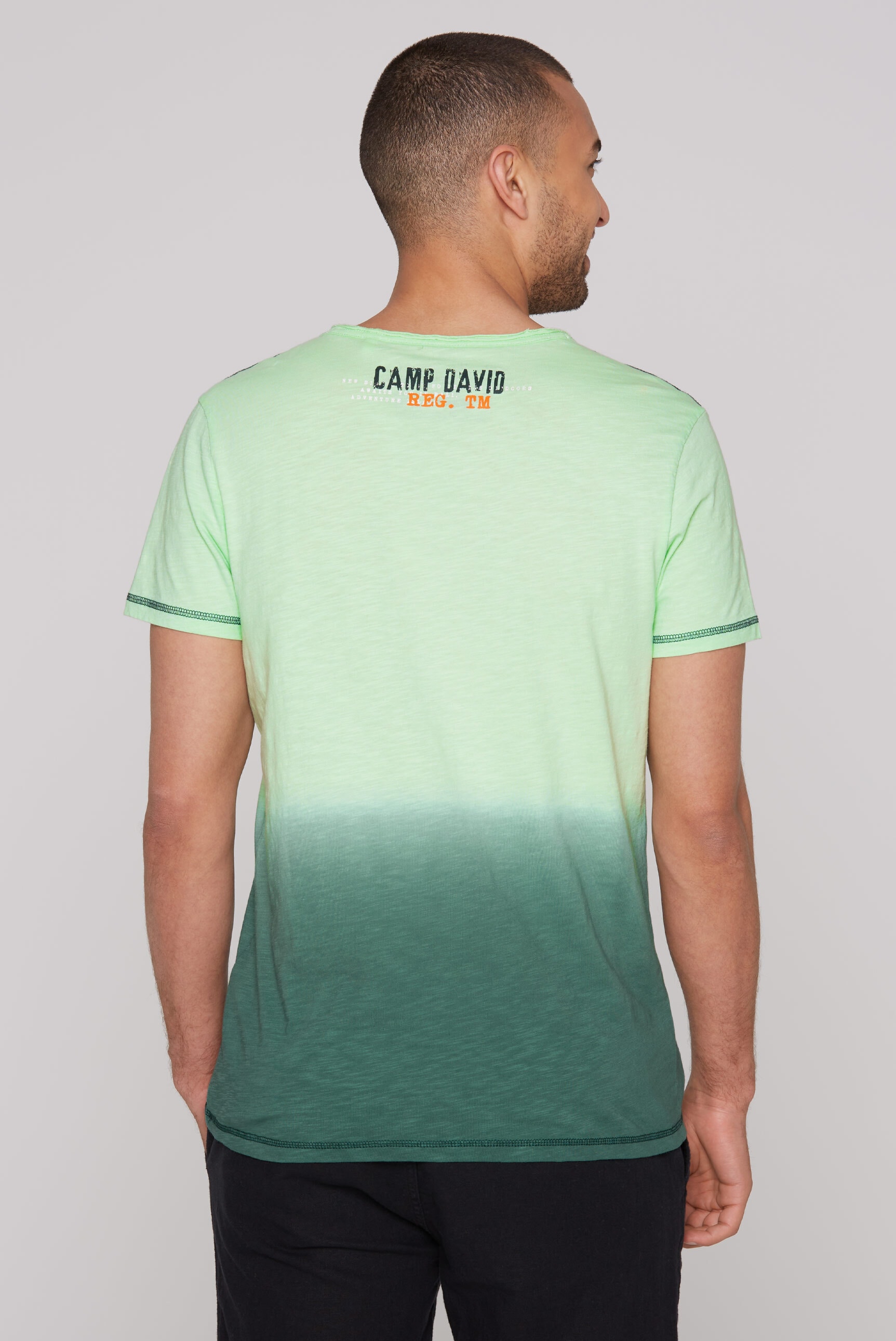 CAMP DAVID Rundhalsshirt, aus Baumwolle