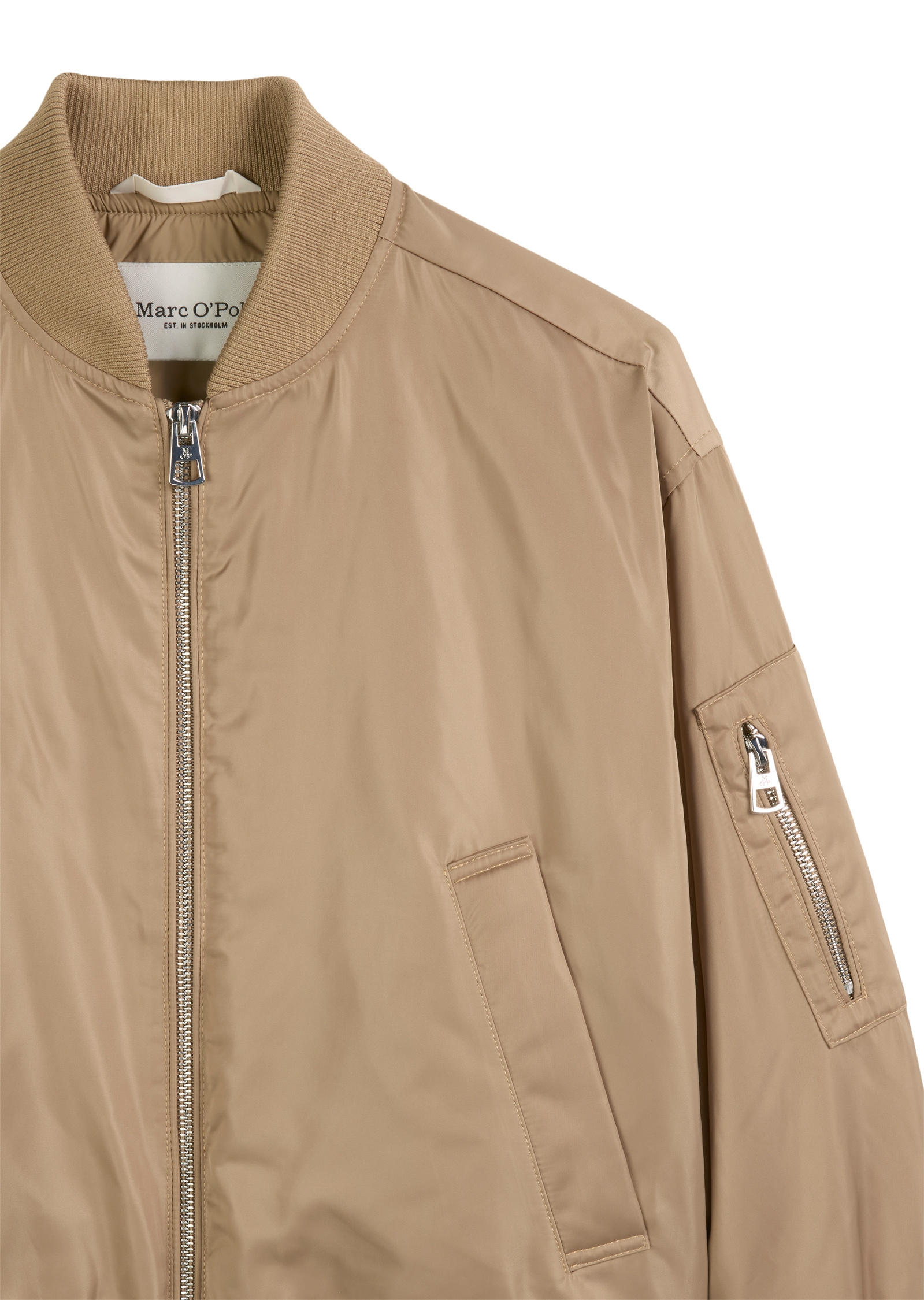 Marc O'Polo Outdoorjacke »mit leichter Wattierung«, ohne Kapuze