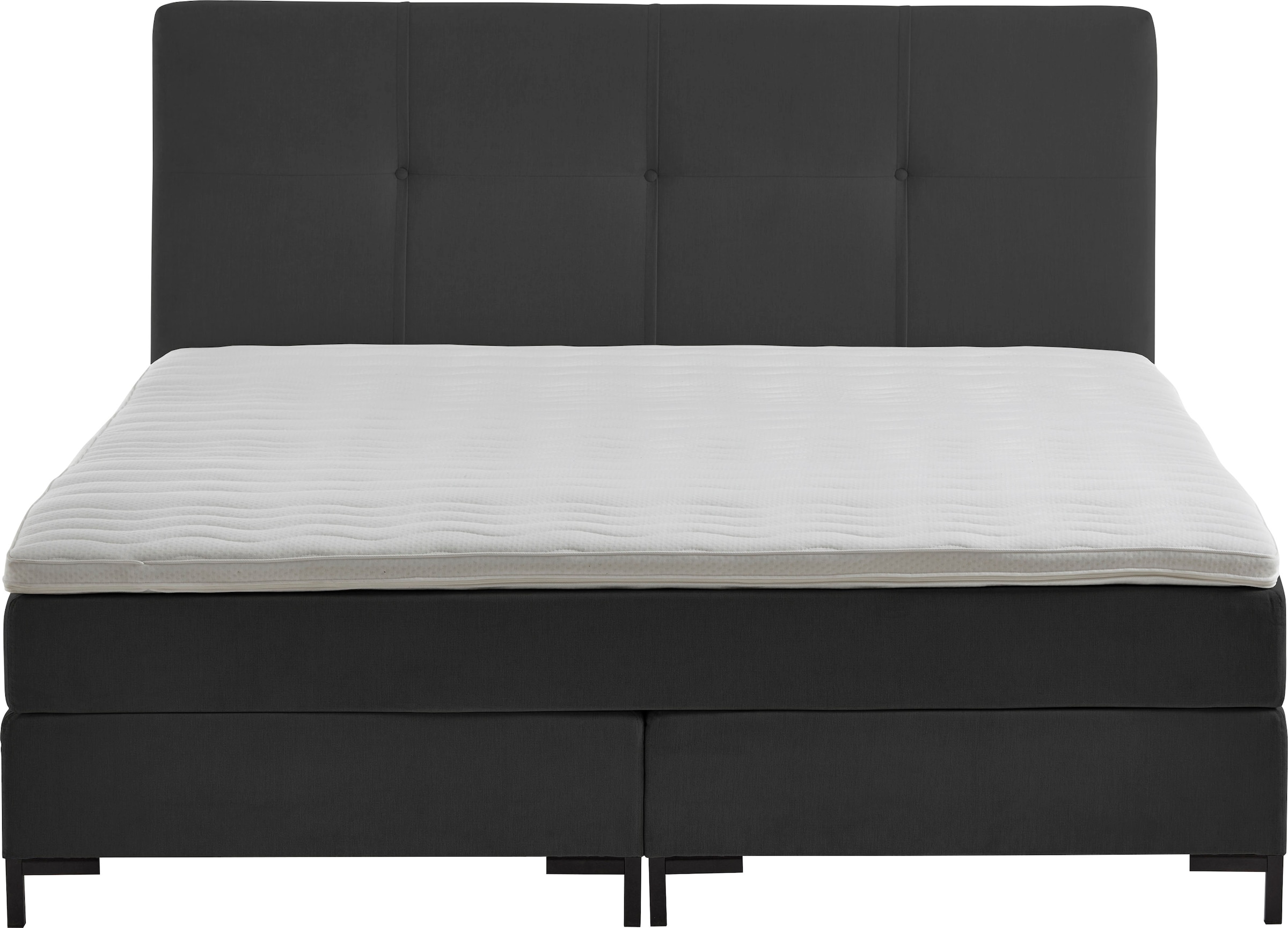 ATLANTIC home collection Boxspringbett »Romy«, Taschen-Federkernmatratze, inkl. Topper