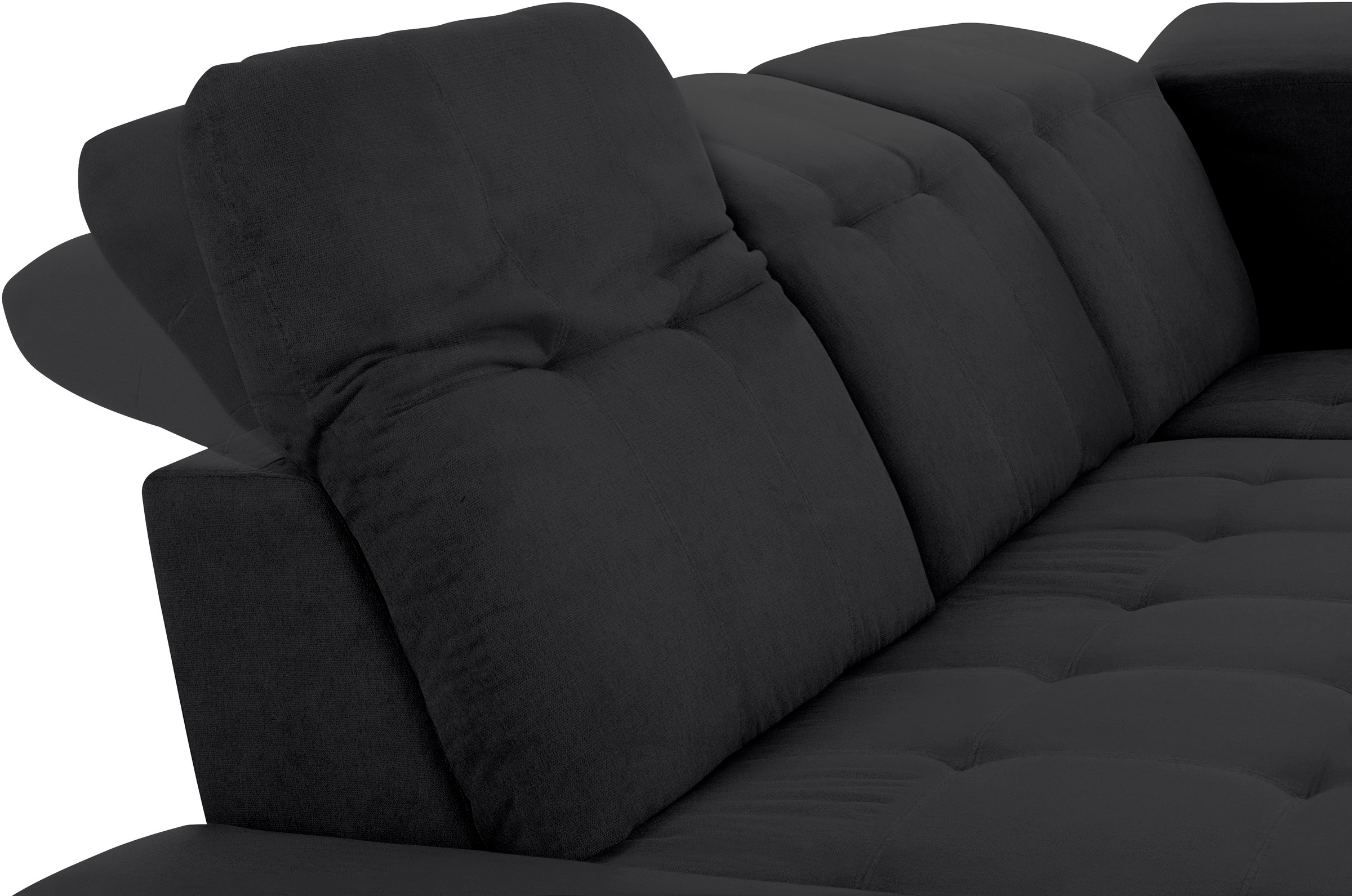 COTTA Ecksofa »Holiday L-Form mit Sitztiefen-, Armteil- und Kopfteilverstellung«, wahlweise mit Bettfunktion & Bettkasten
