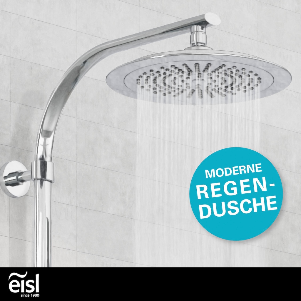 Eisl Duschsystem »STILOVAL«, Regendusche ohne Armatur, Duschsystem mit Kopfbrause und Handbrause