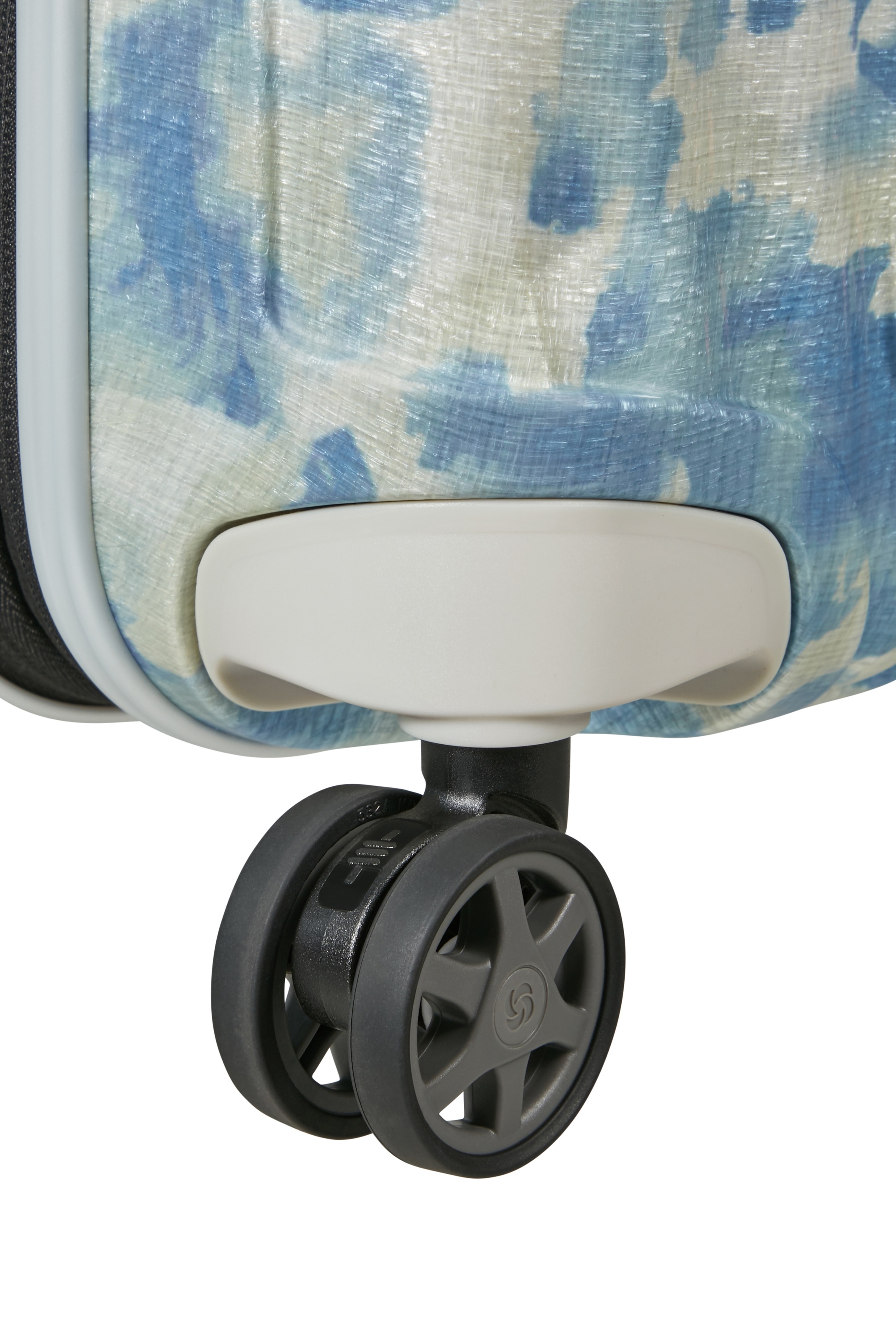Samsonite Hartschalen-Trolley »SPINNER« 36 l Farbedition "Drifted Clouds", Curv-Material, mind. 95% recyceltes PET