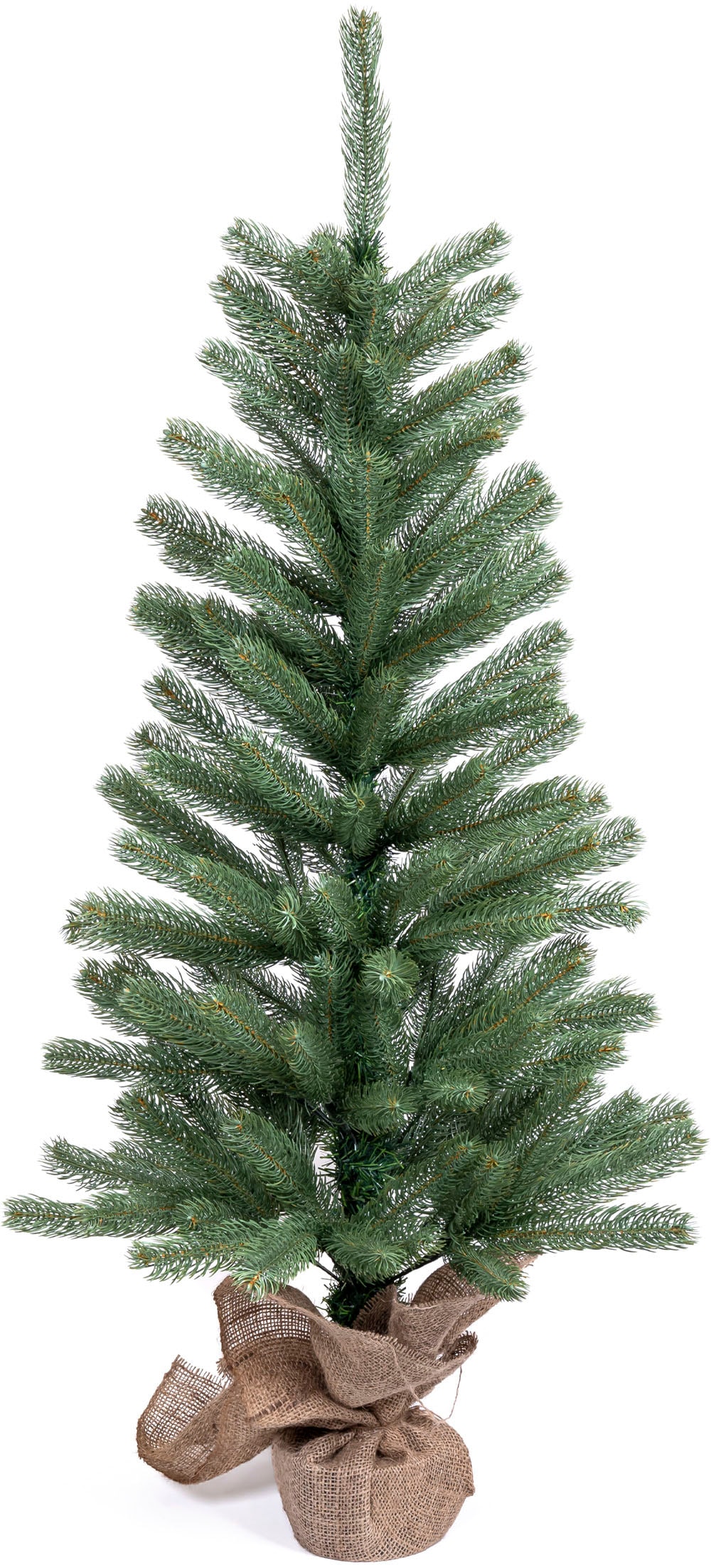 IC Winterworld Künstlicher Weihnachtsbaum BAUR Nordmanntanne, Betonfuß Weihnachtsdeko künstlicher um »Tannenbaum, Christbaum«, mit Jutebeutel den | kaufen