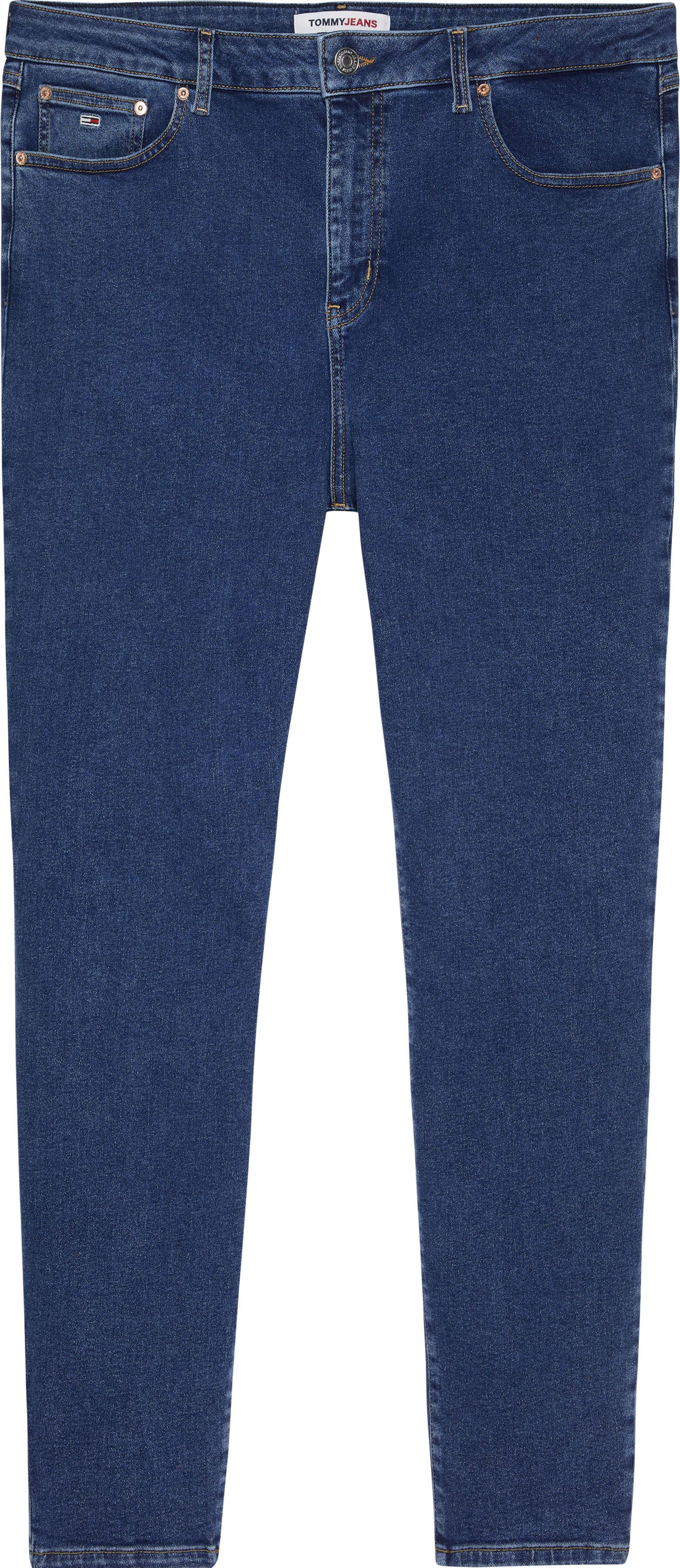 tommy jeans curve -  Skinny-fit-Jeans "MELANY UHR SPR SKNY CRV AG6234", mit Tommy Jeans Logo-Badge