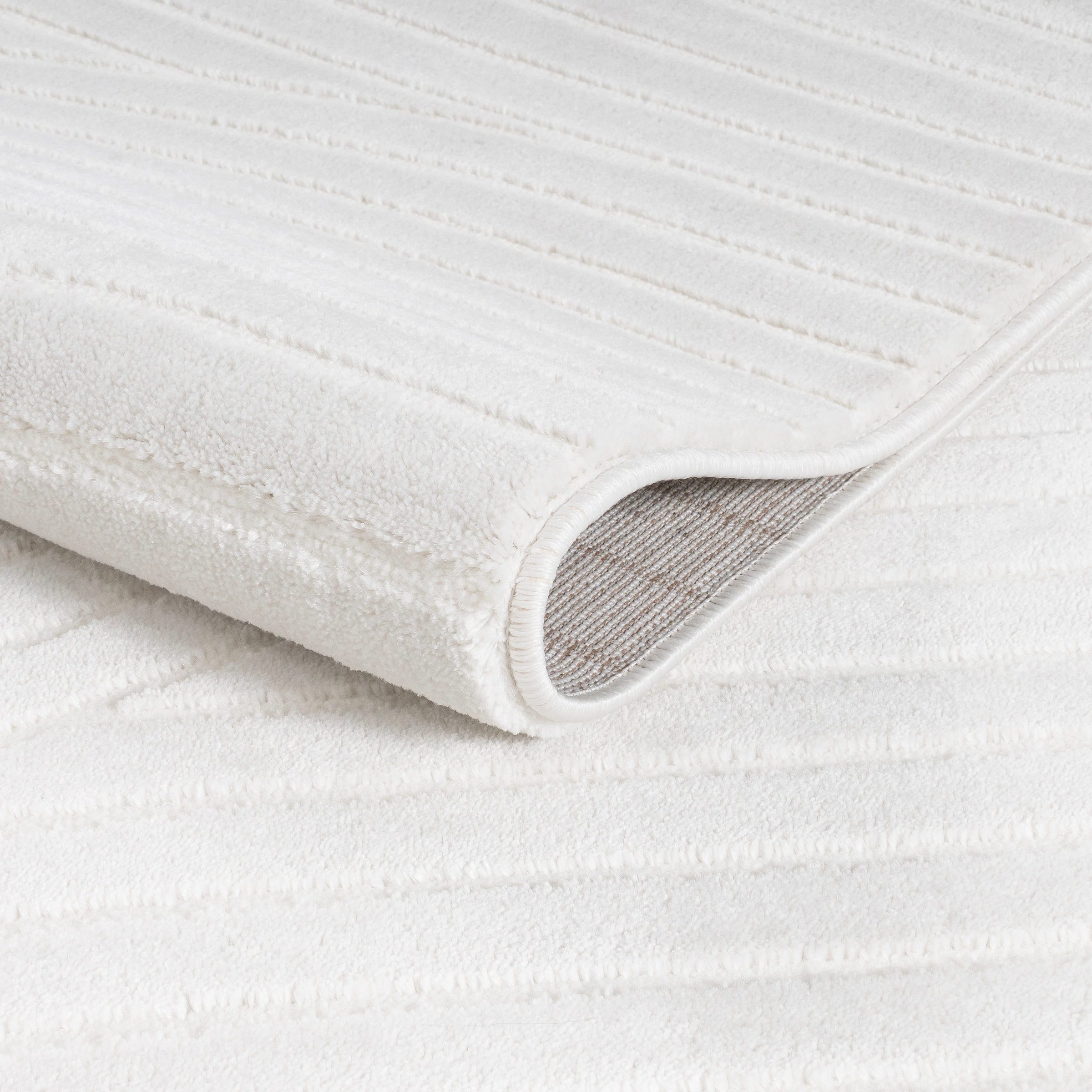 OTTO home Teppich »Luvu«, rechteckig, 12 mm Höhe, Modernes Design mit Boho-Charme, Hoch-Tief-Struktur, dezenter Glanz