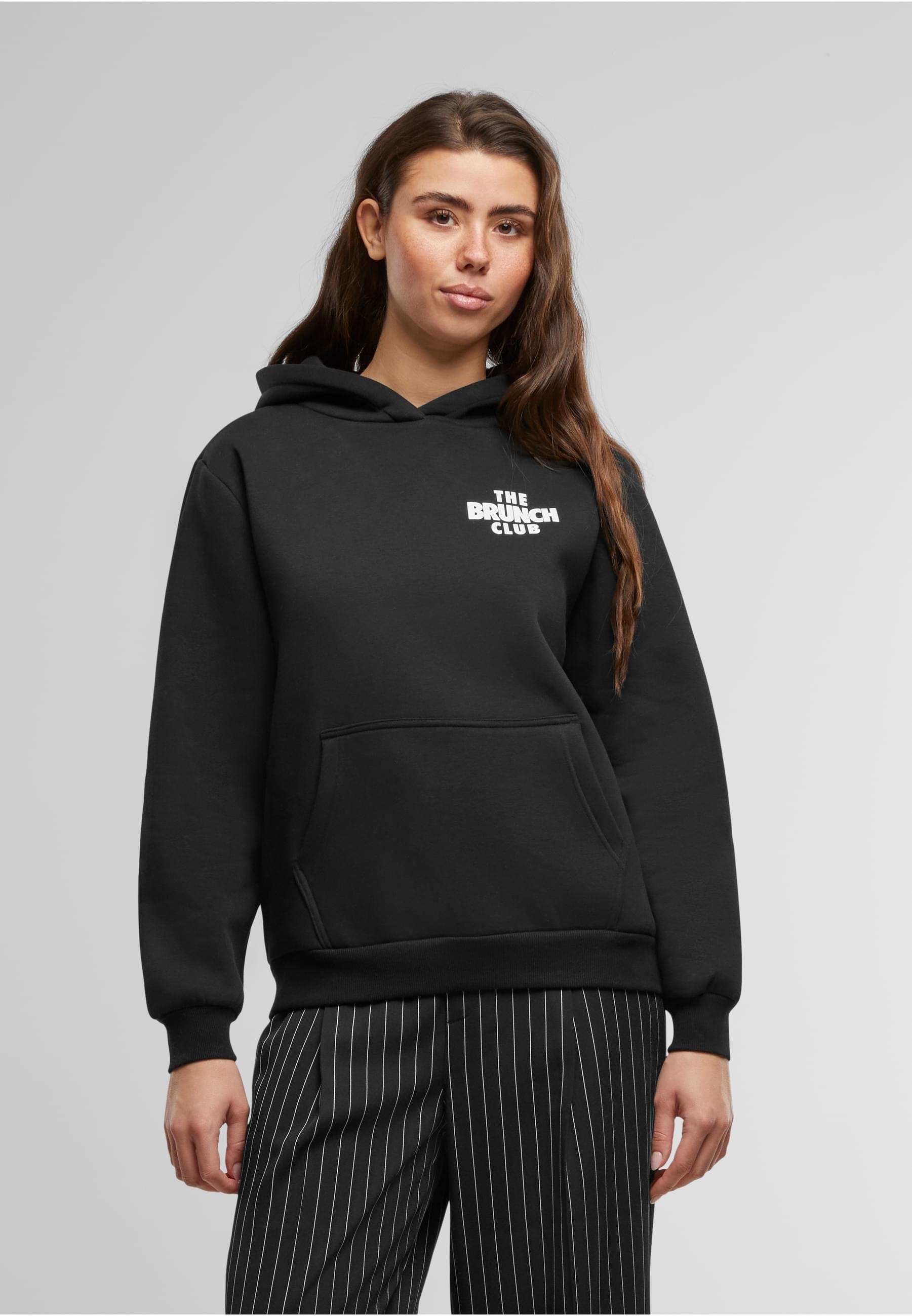 Miss Tee Kapuzenpullover »Miss Tee The Brunch Club Ladies Fluffy Hoody«, (1 tlg.)