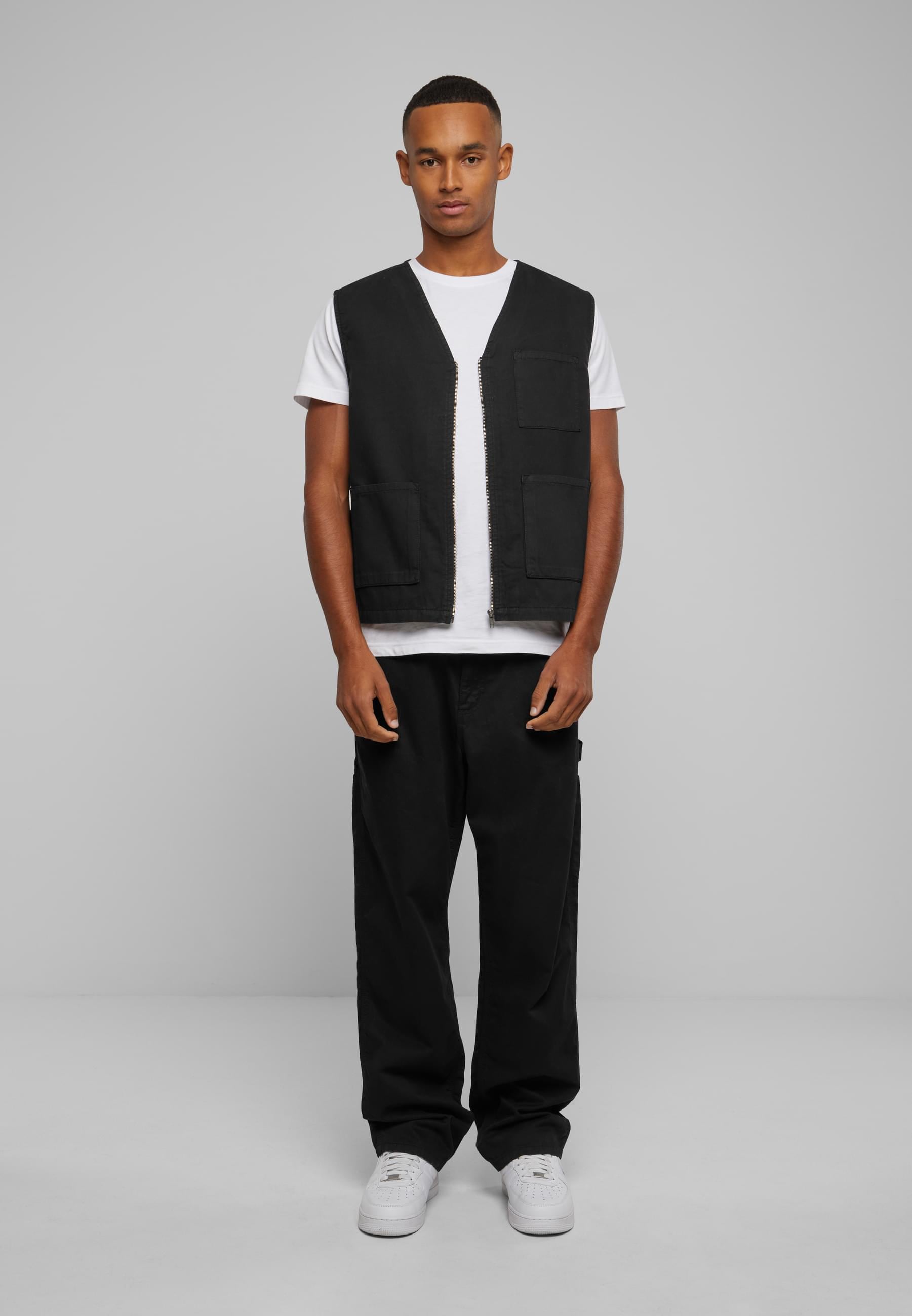 URBAN CLASSICS Steppweste »Urban Classics Herren Organic Cotton Vest«, (1 tlg.)